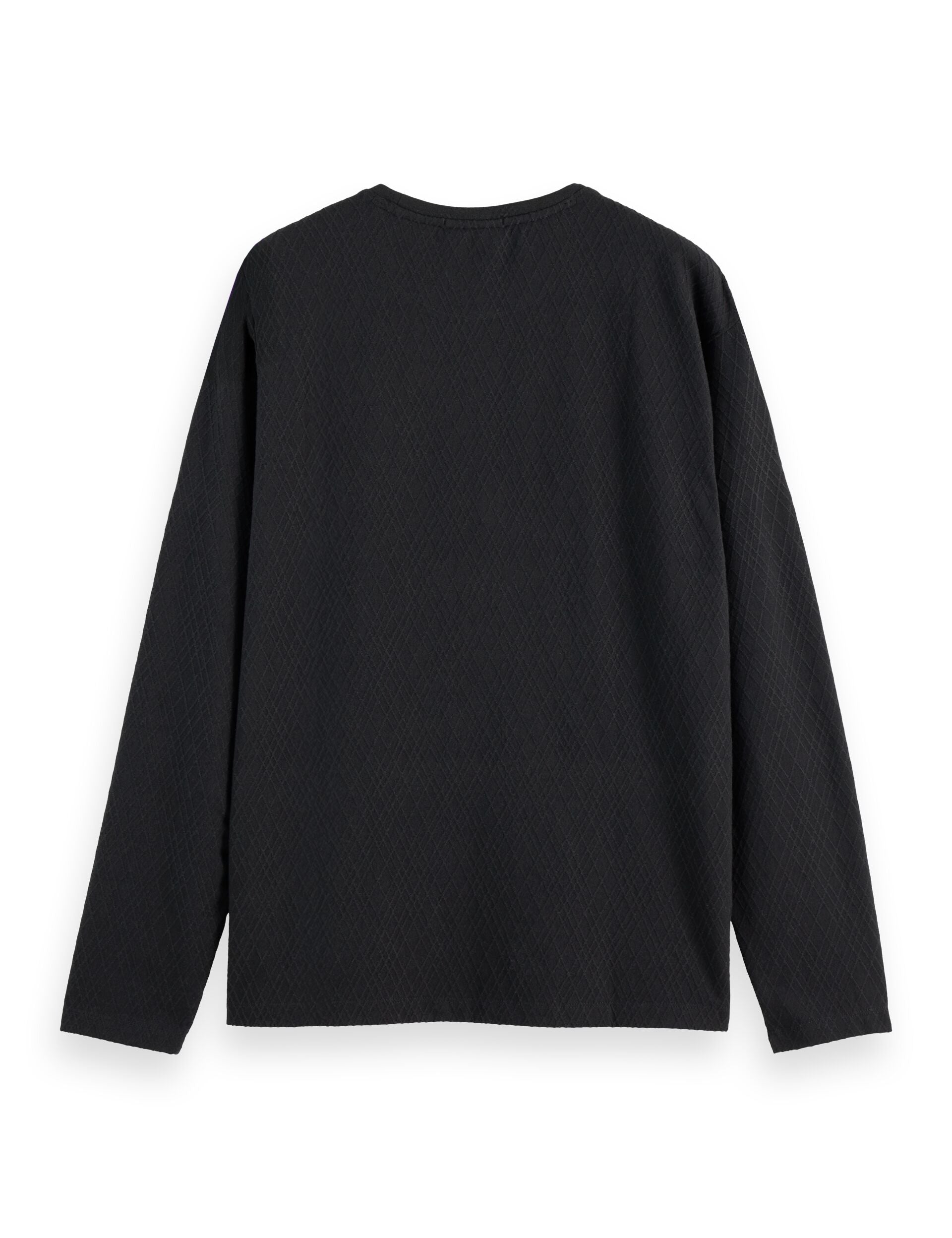 Relaxed fit jacquard Knit T-shirt