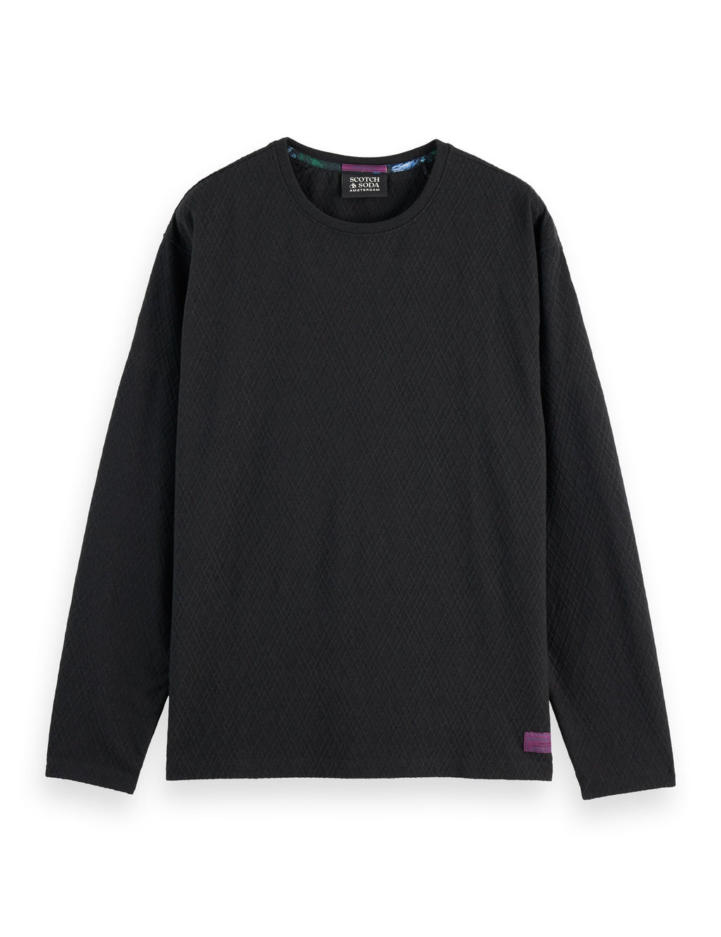 Relaxed fit jacquard Knit T-shirt