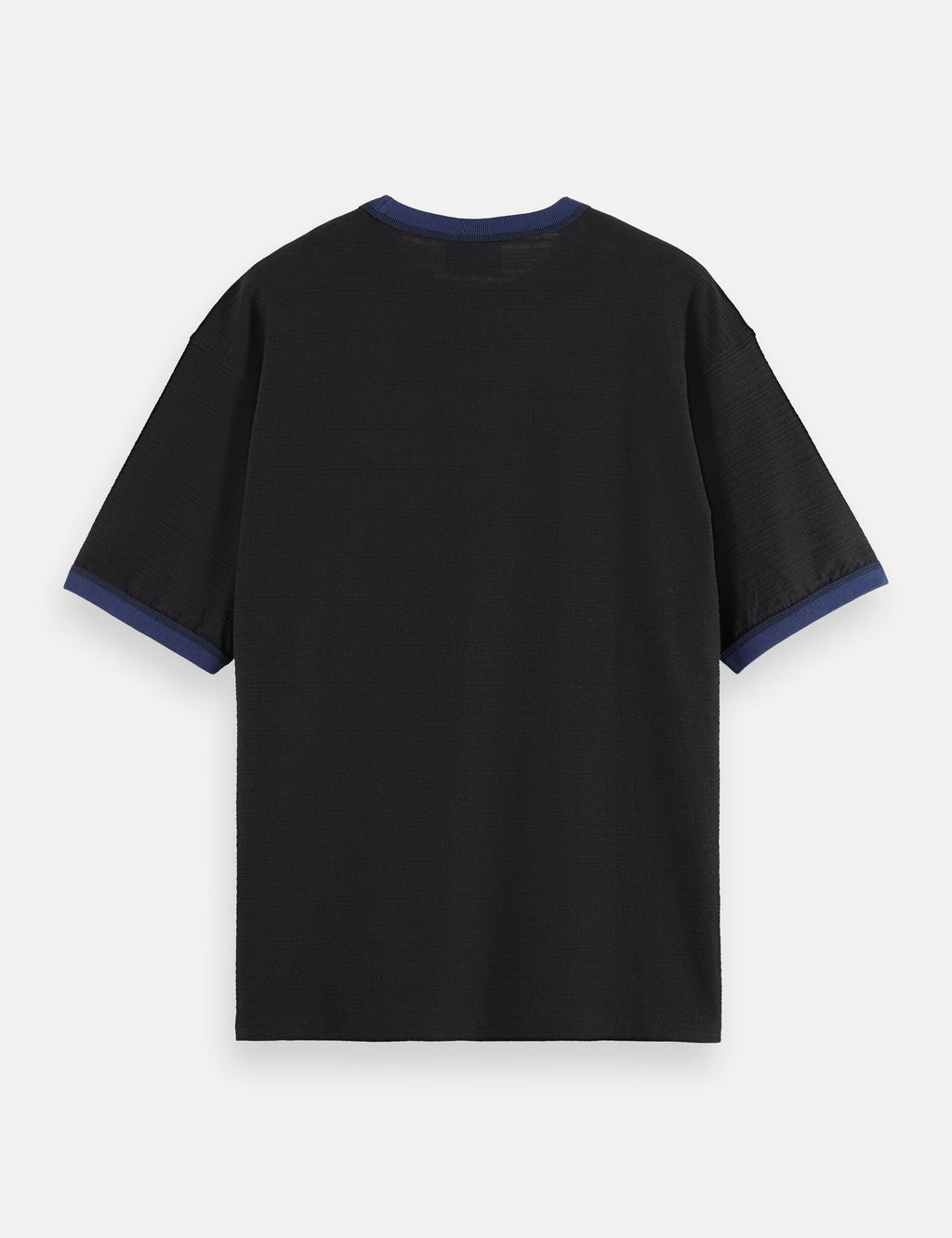 Relaxed Fit Bound Neckline T-shirt