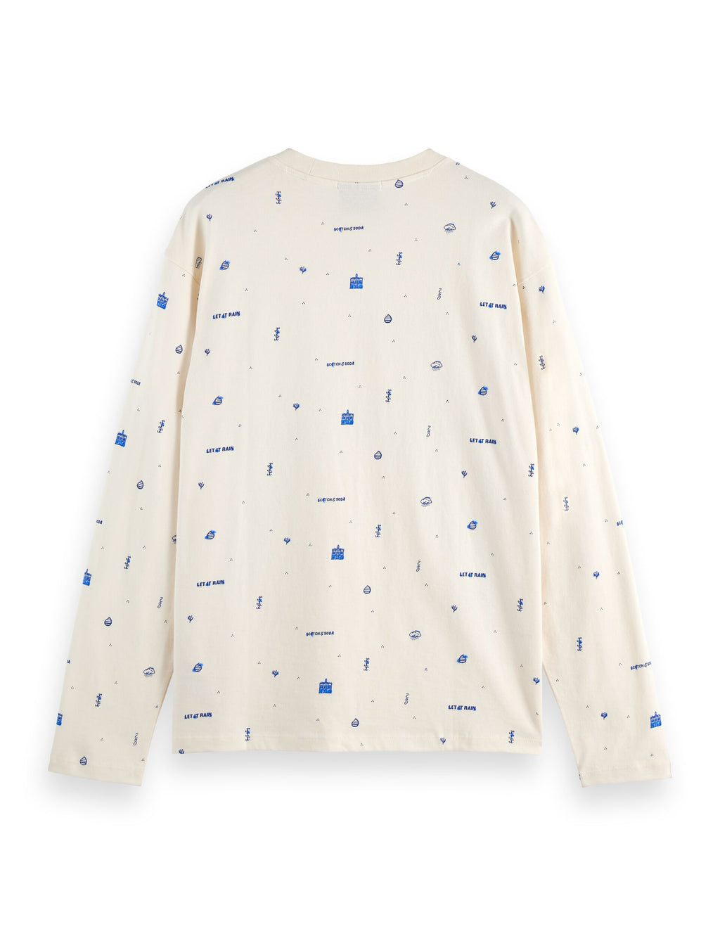 750 years celebration relaxed fit allover printed tee