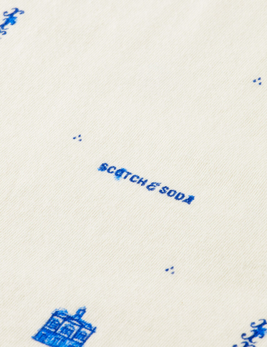 750 years celebration relaxed fit allover printed tee