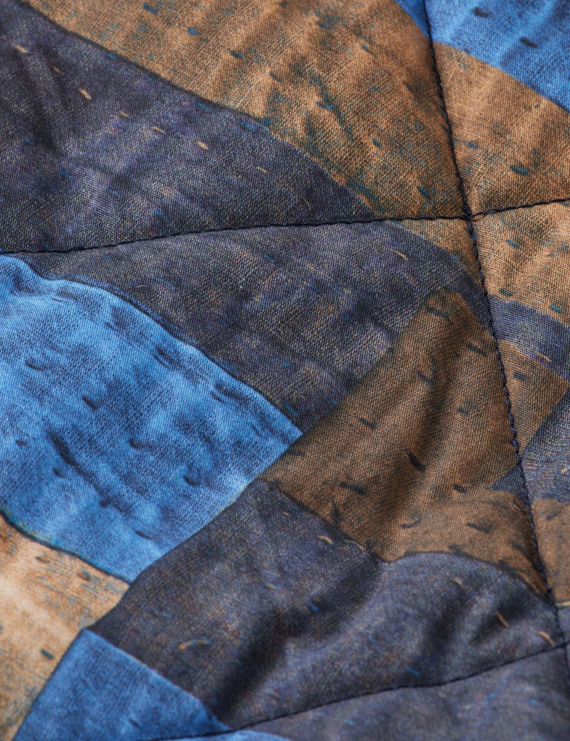 Boys' All-over printed padded shirt jacket