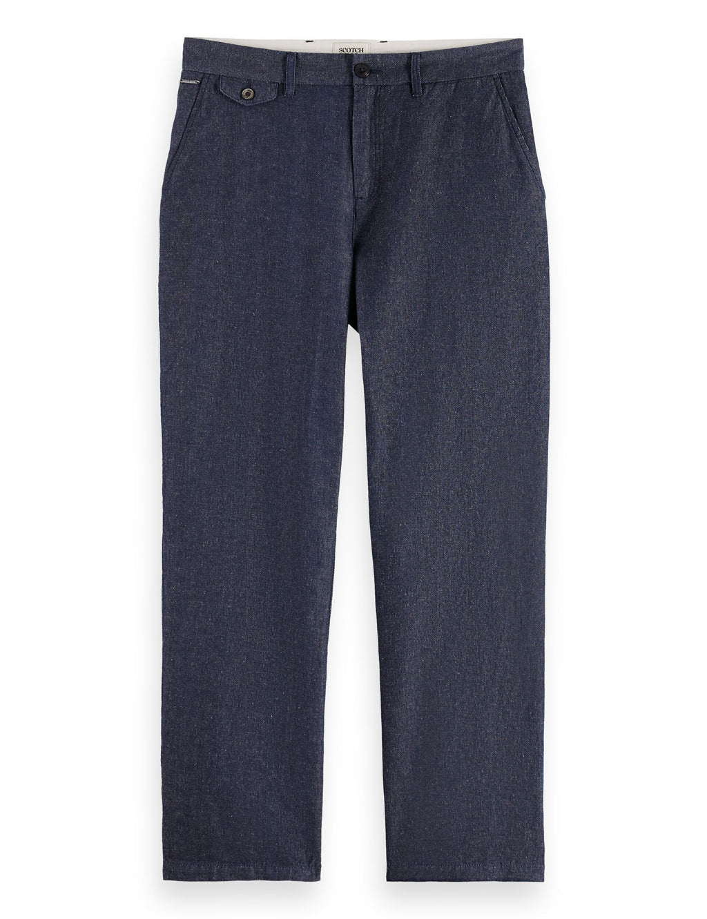 Otis - Cotton linen twill relaxed straight fit chino