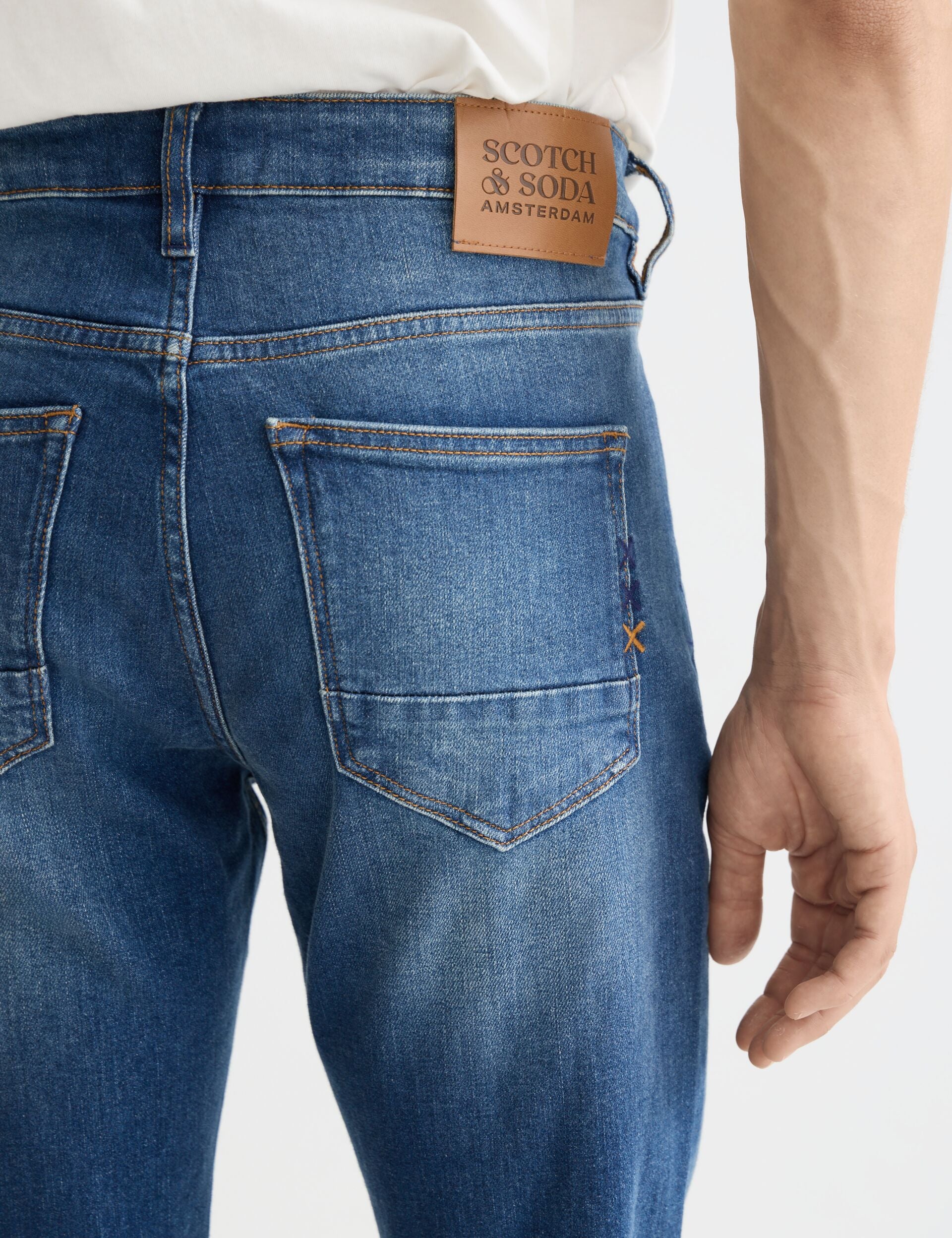 CORE Skim skinny jeans — Classic Blue – Scotch & Soda