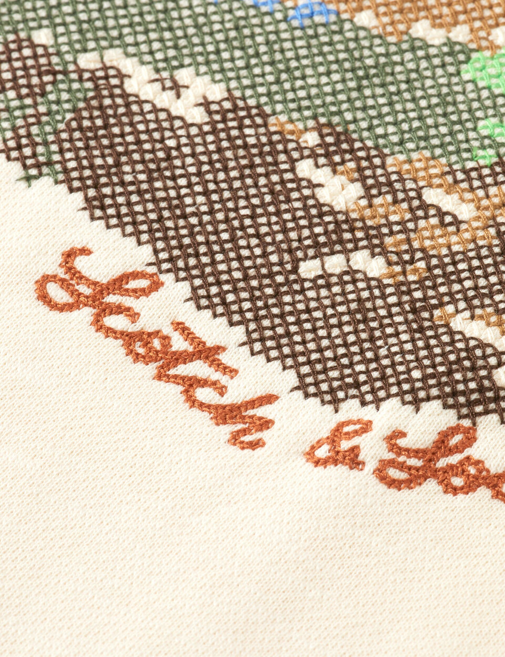 Loose Fit Embroidered Artwork Hoodie