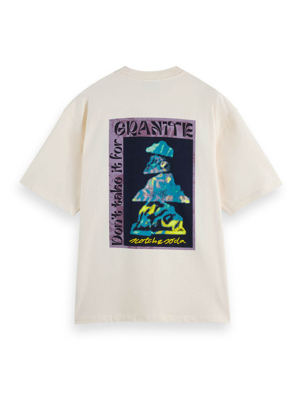 Loose fit front and back artwork t-shirt