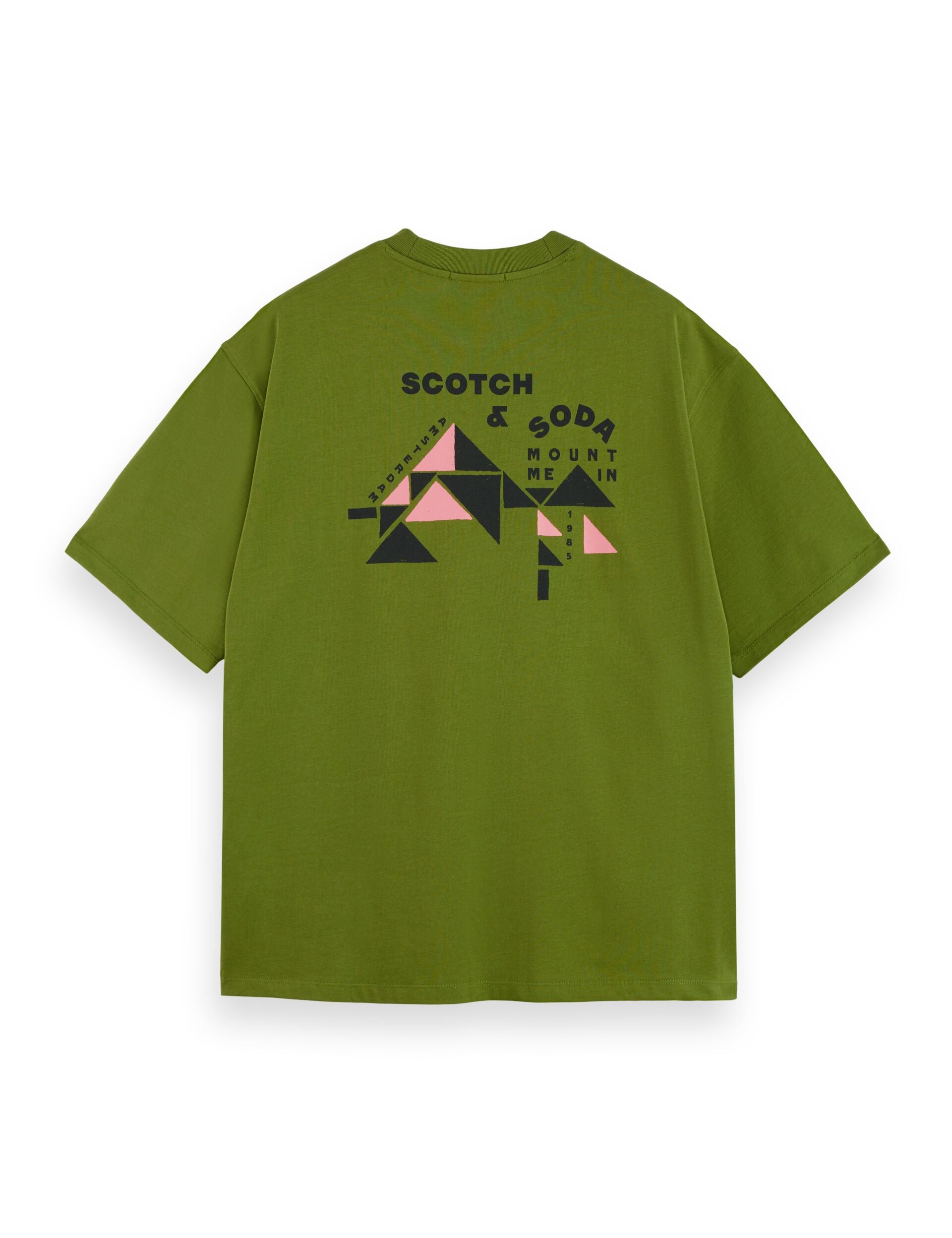 Loose fit front and back artwork t-shirt