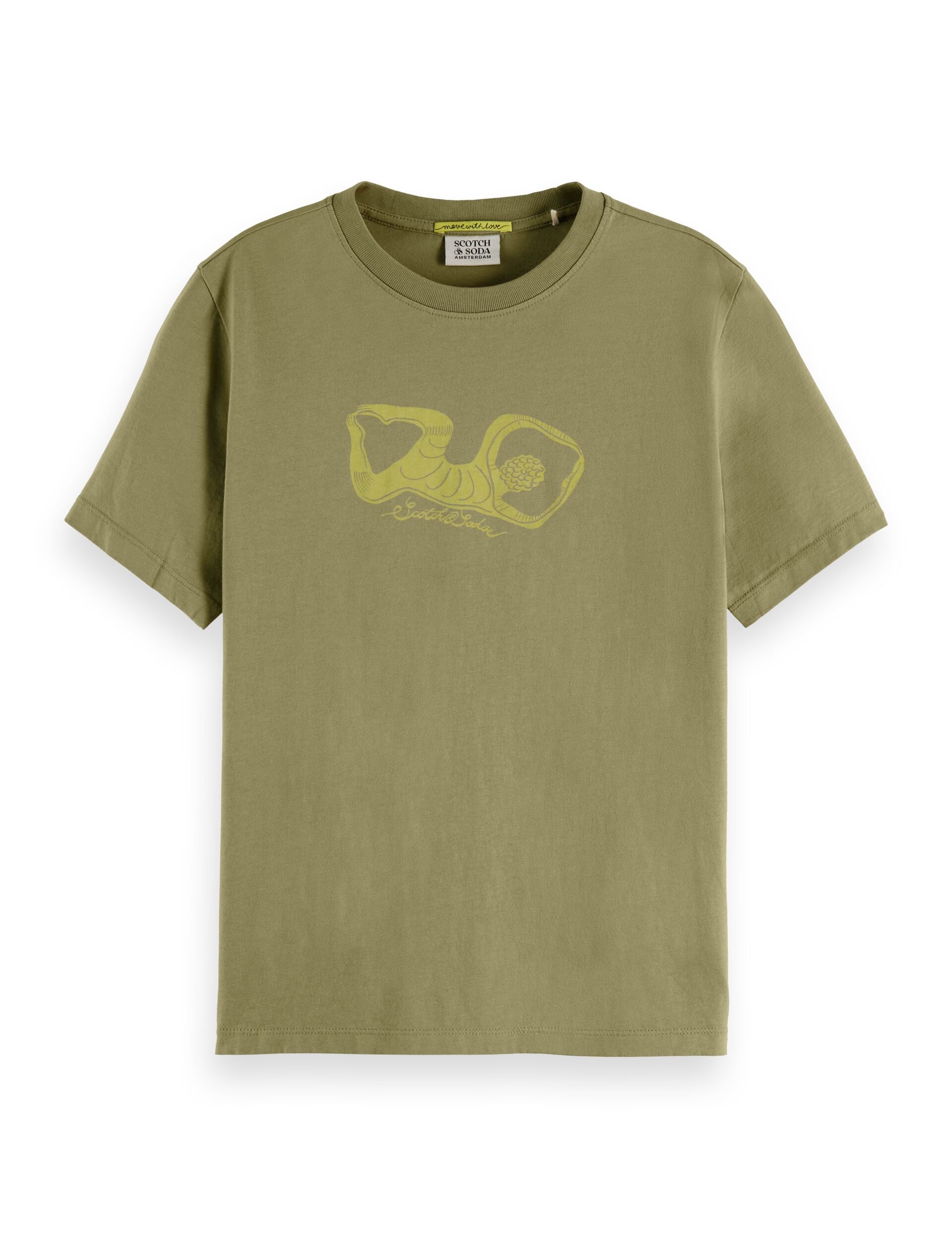 Chest artwork regular fit T-shirt