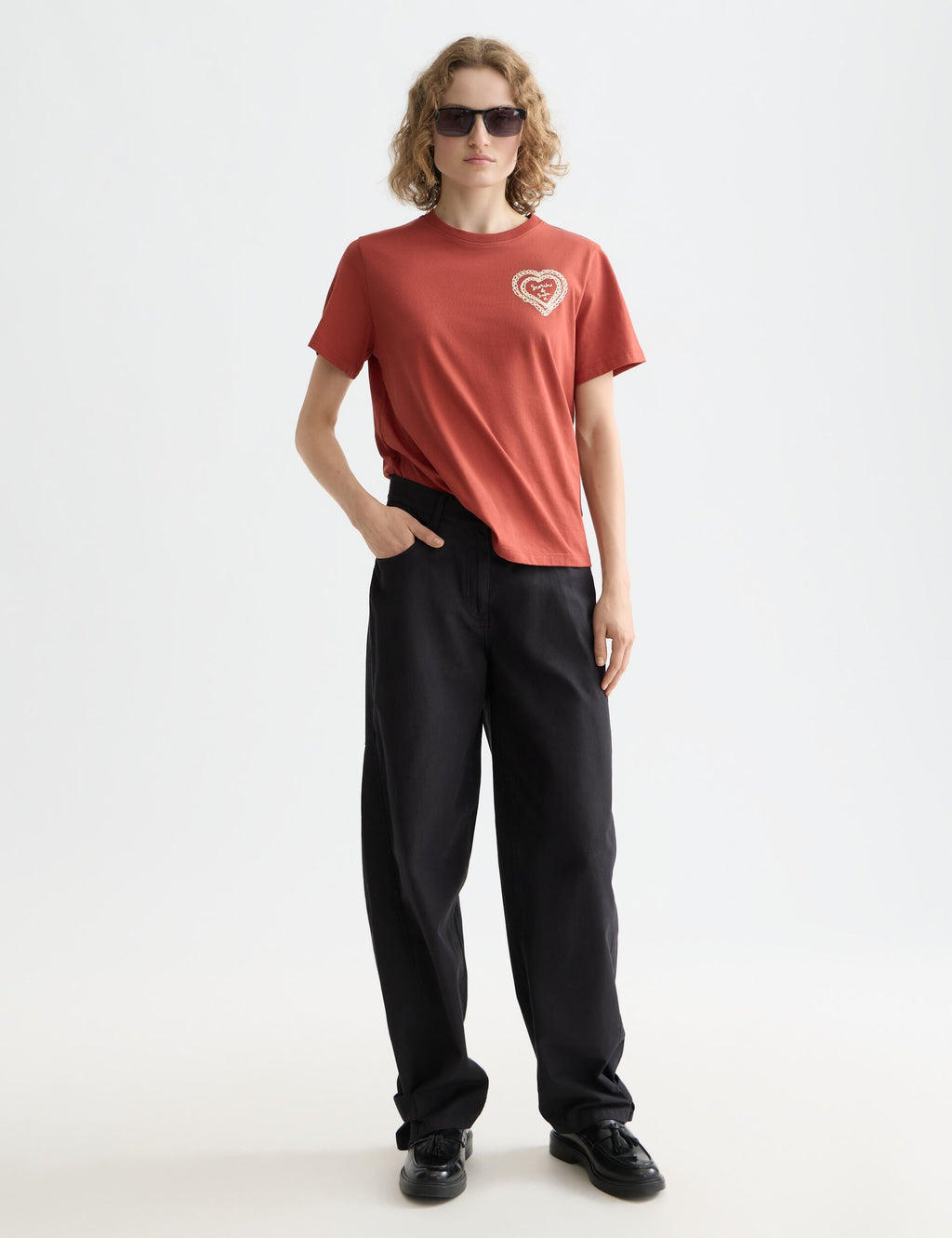 Chest artwork regular fit T-shirt