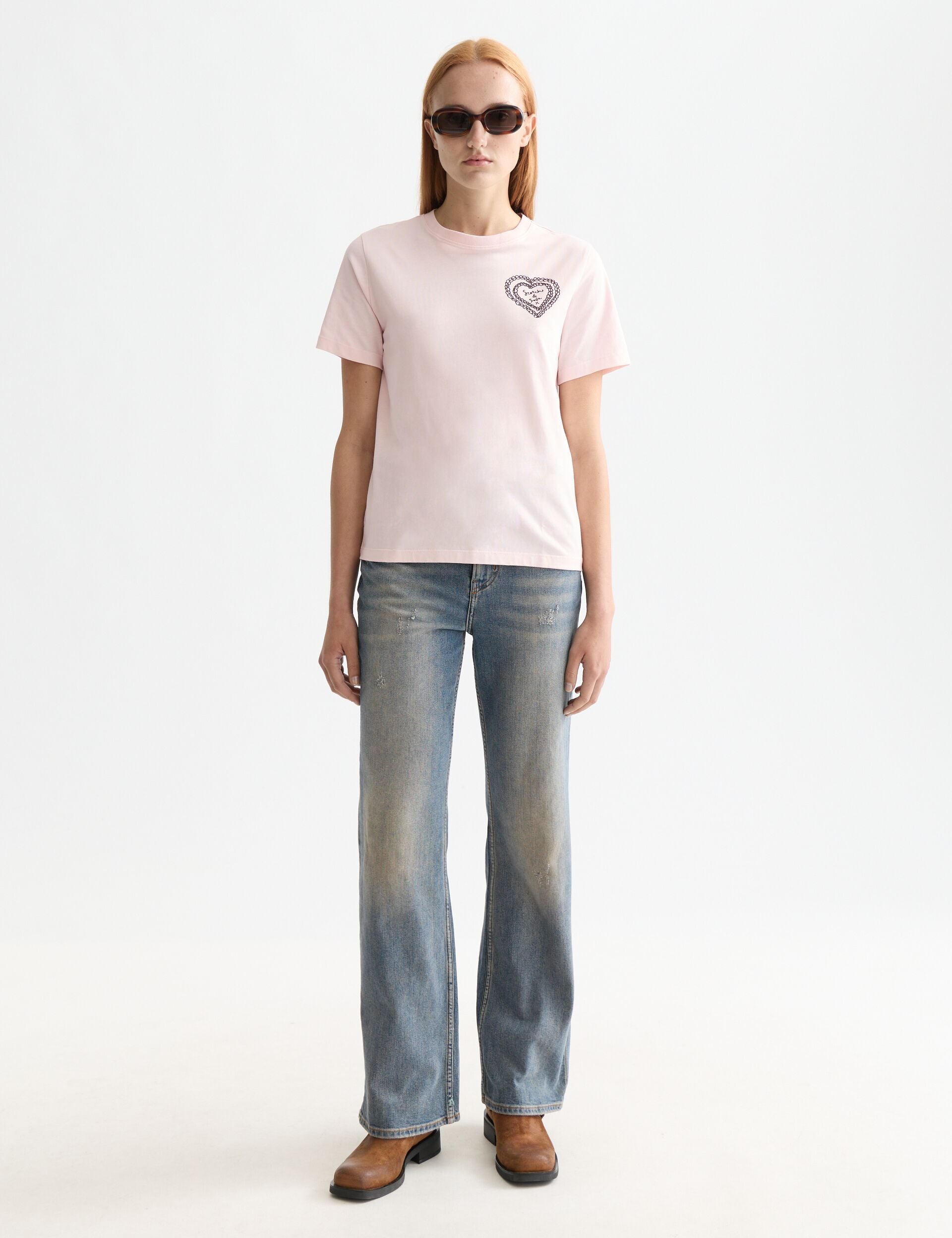 Chest artwork regular fit T-shirt