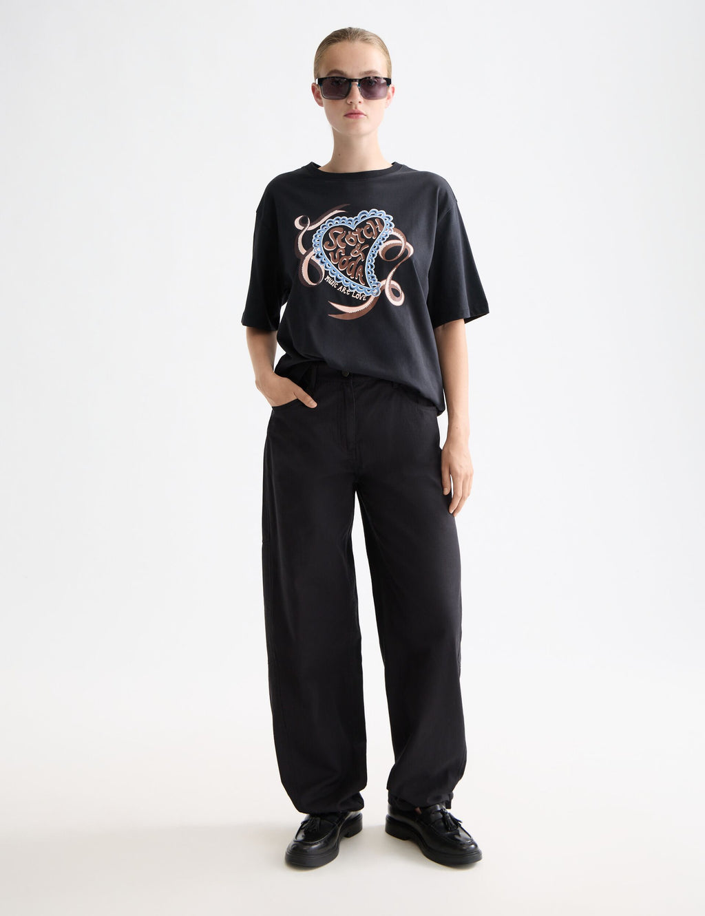 Artwork loose fit T-shirt