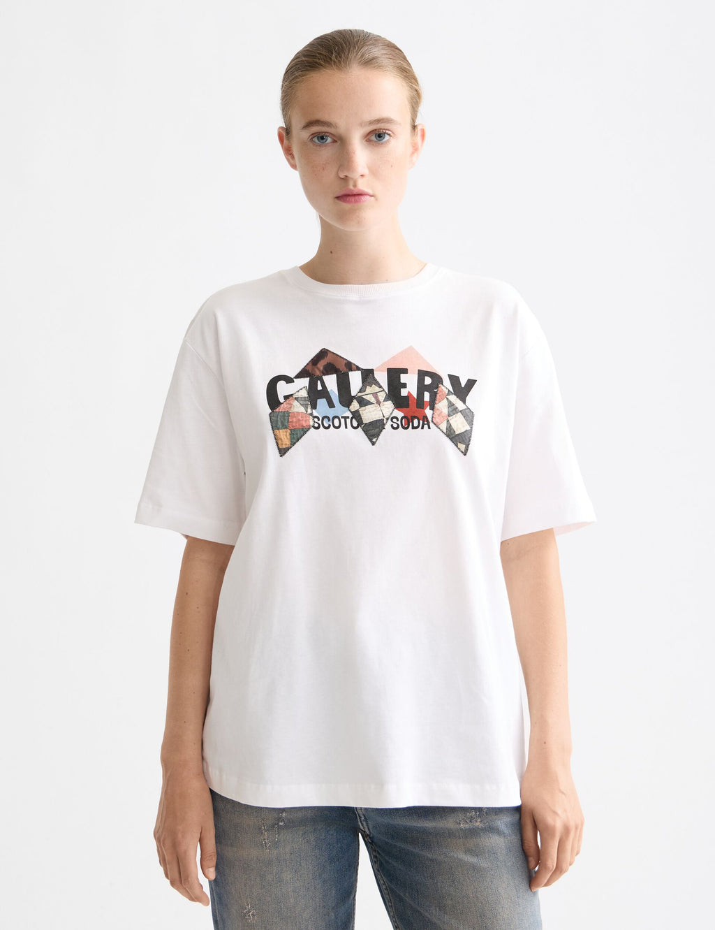 Elevated artwork loose fit T-shirt
