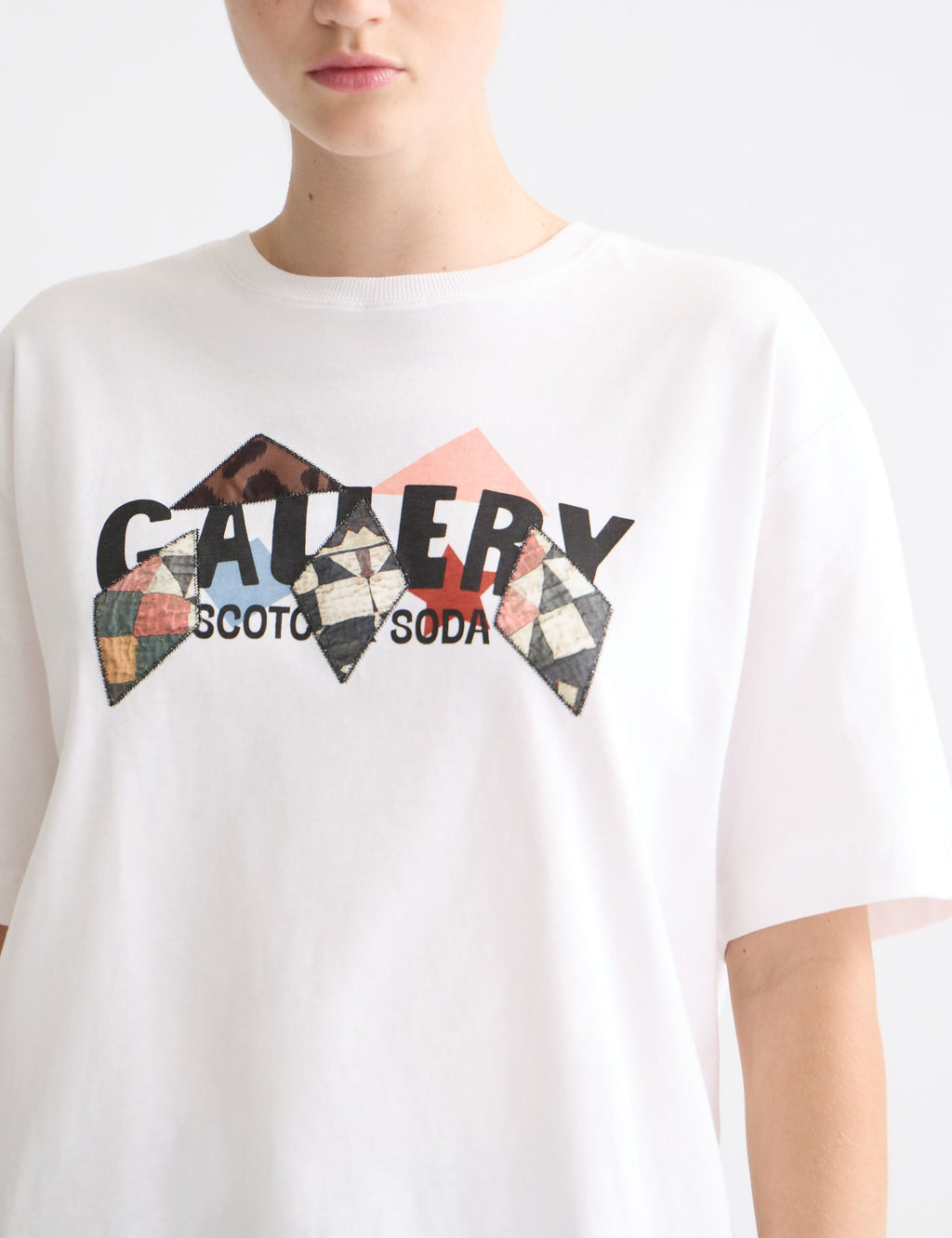 Elevated artwork loose fit T-shirt