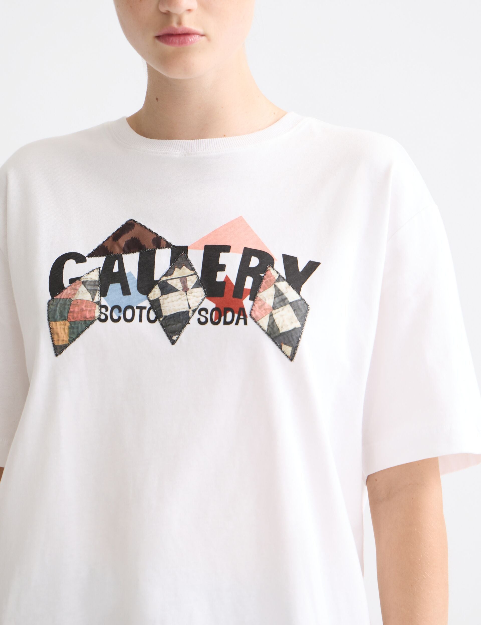 Elevated artwork loose fit T-shirt