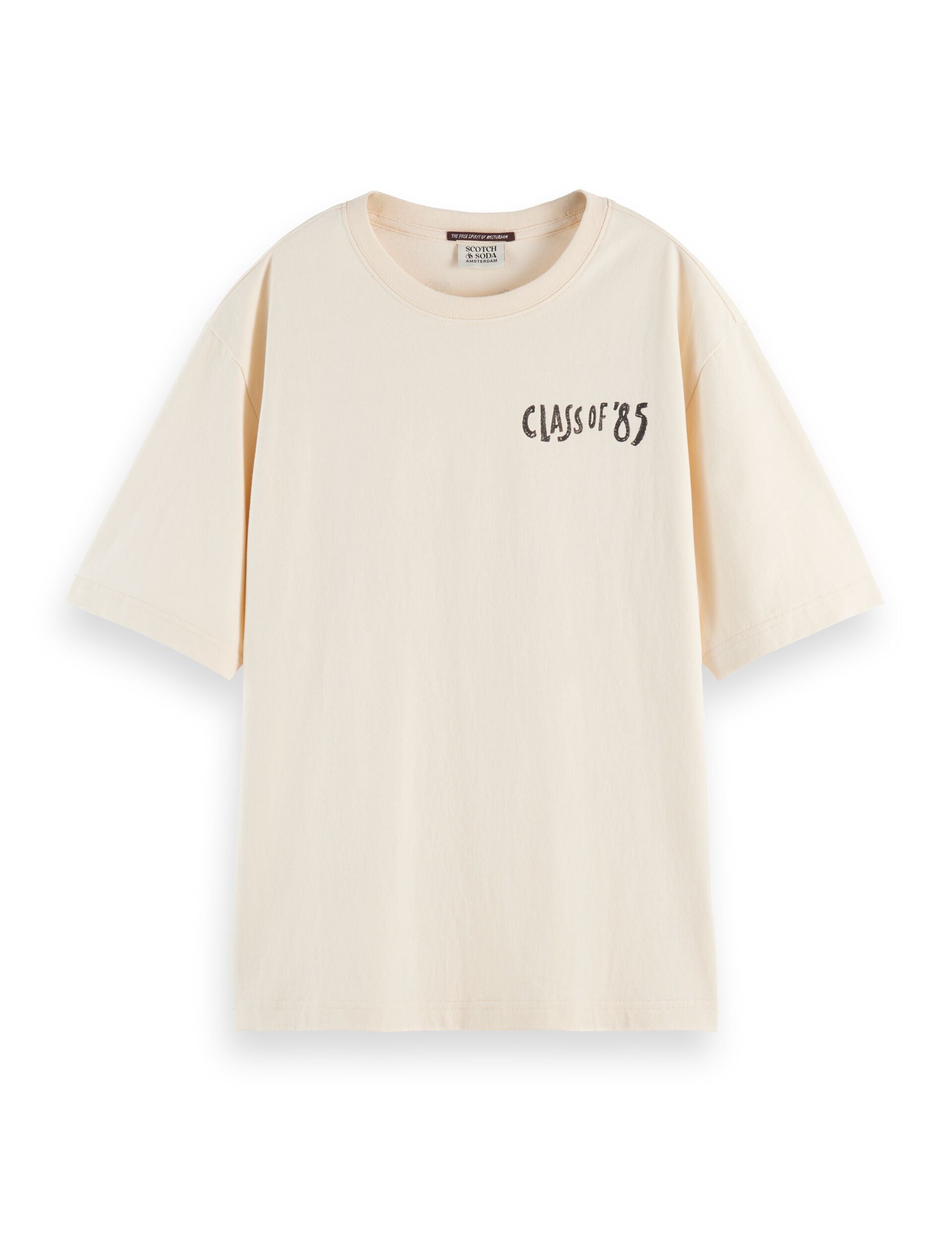 Washed artwork loose fit t-shirt