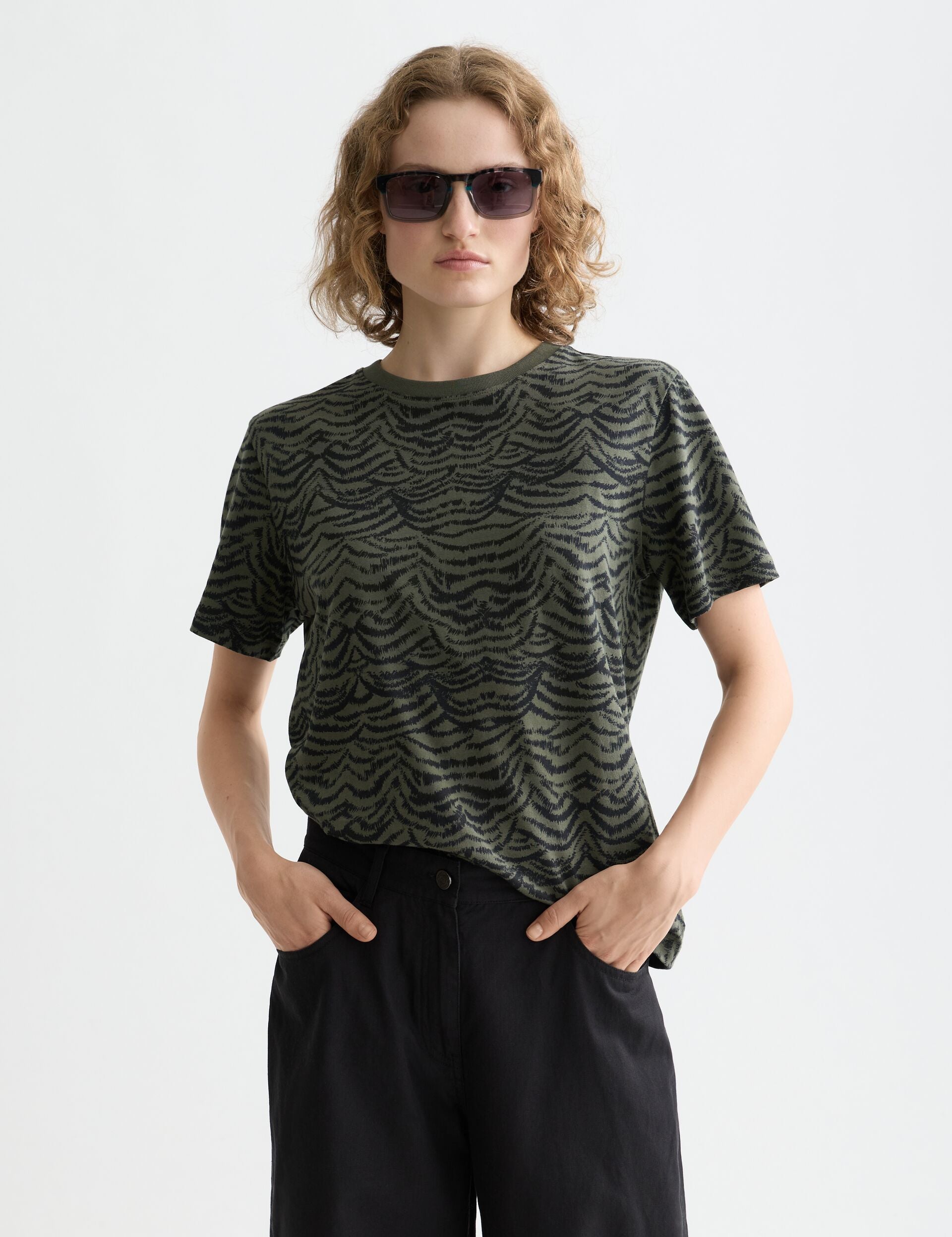 All over print regular fit T-shirt