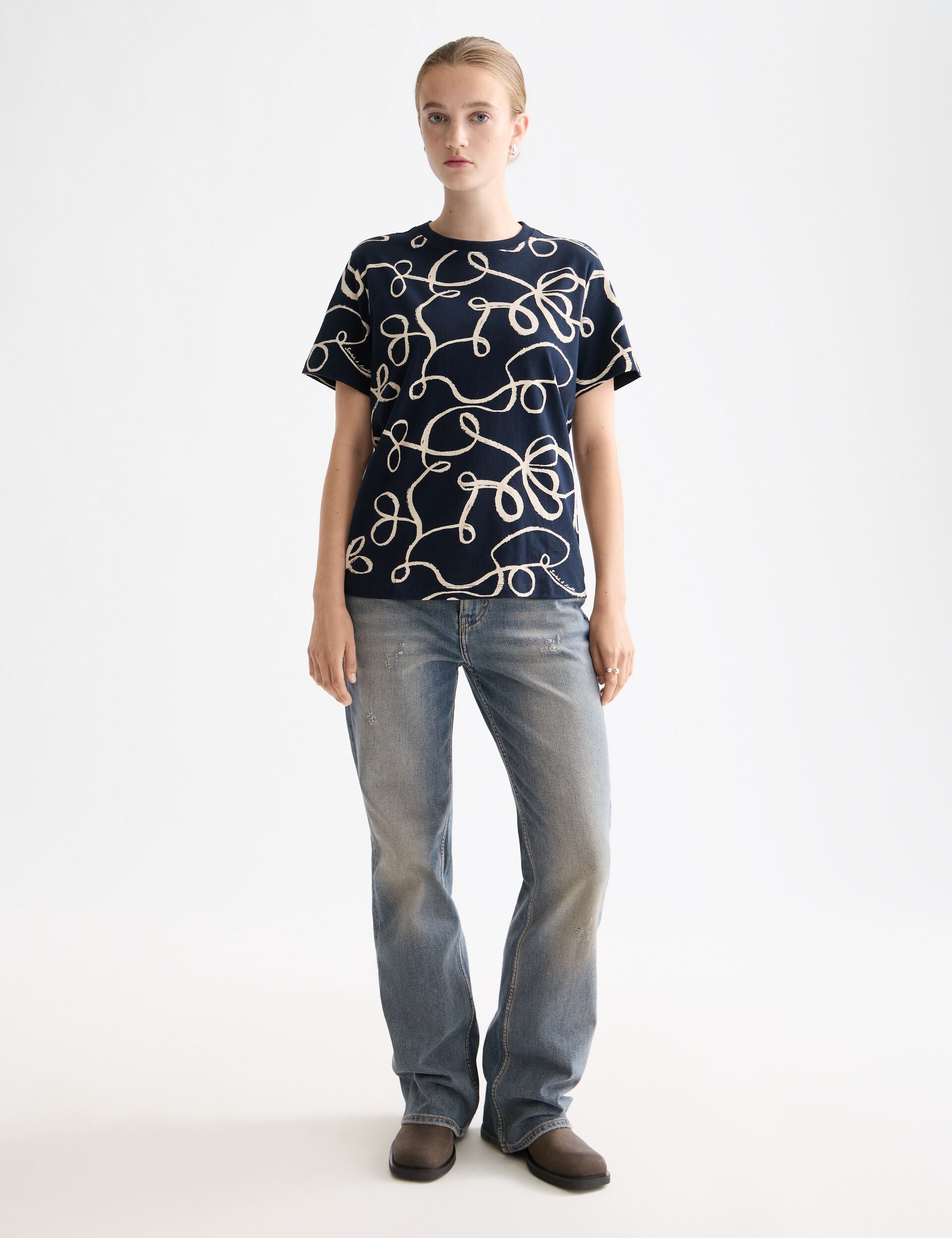 All over print regular fit T-shirt