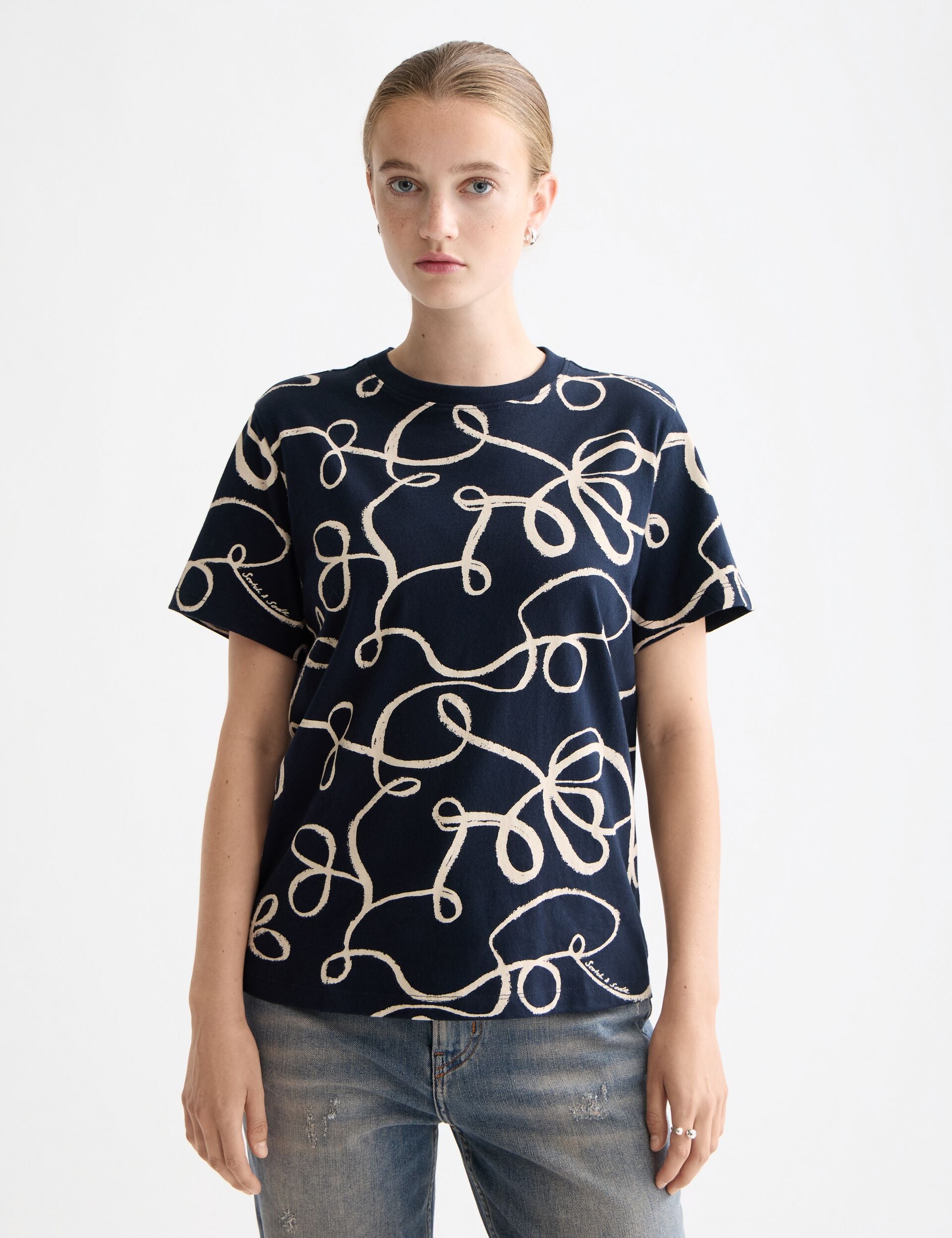 All over print regular fit T-shirt