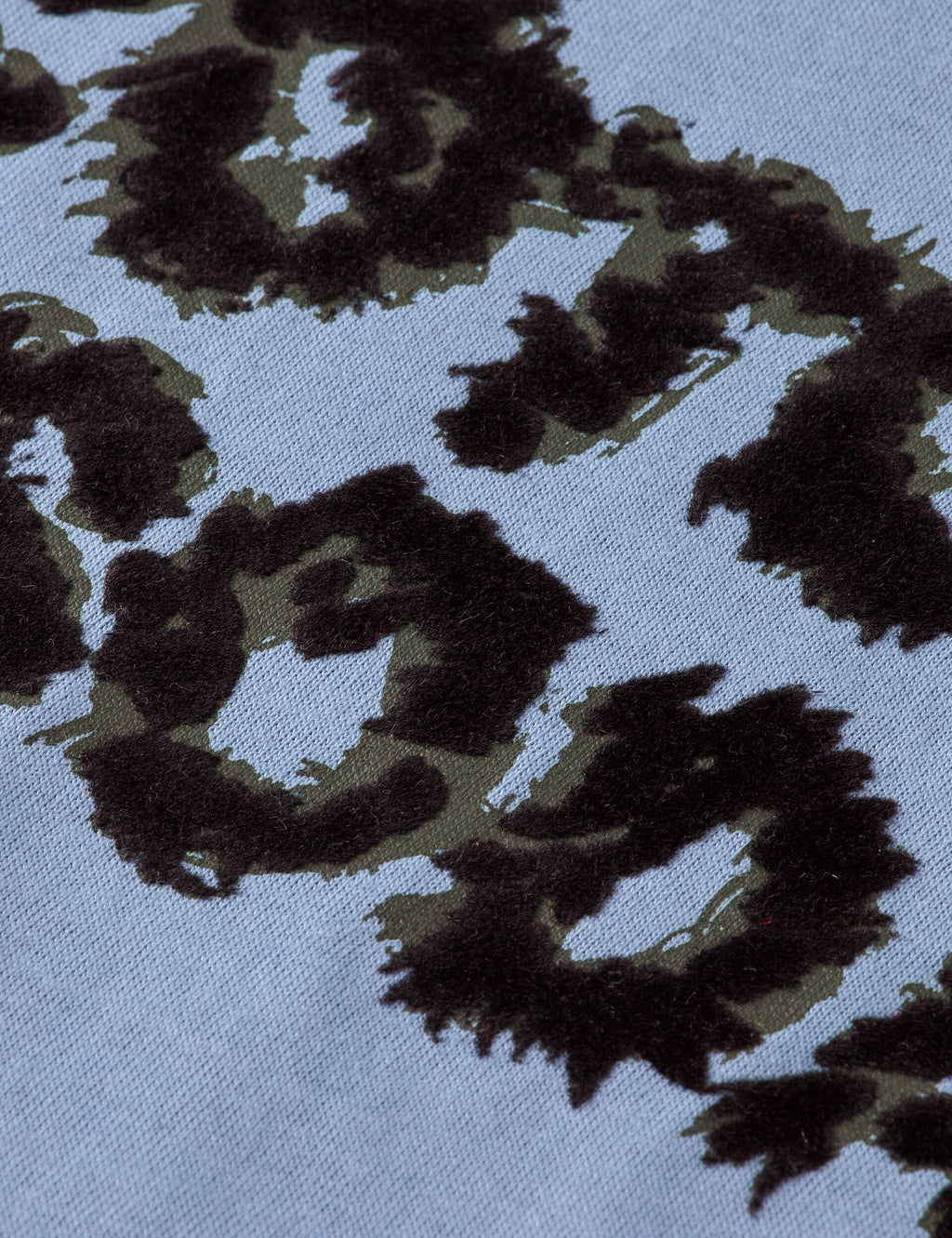 Loose fit T-shirt with leopard artwork