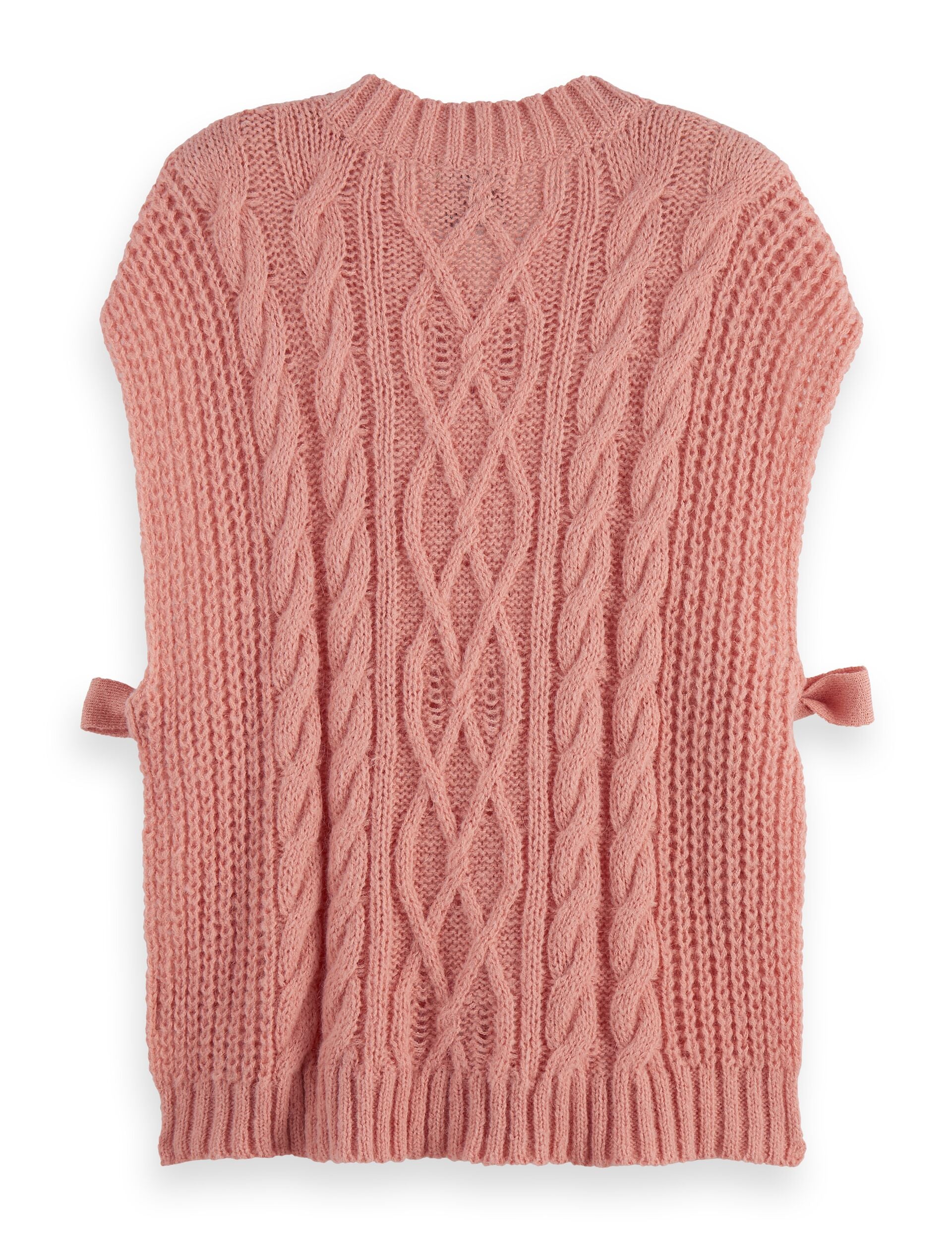 Cable stitch spencer