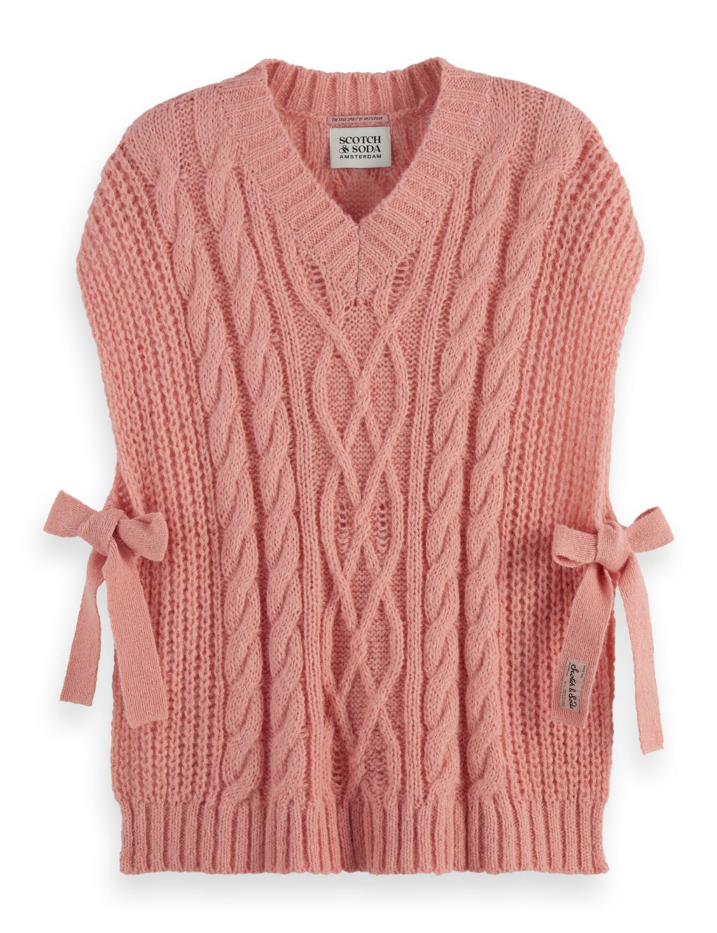 Cable stitch spencer