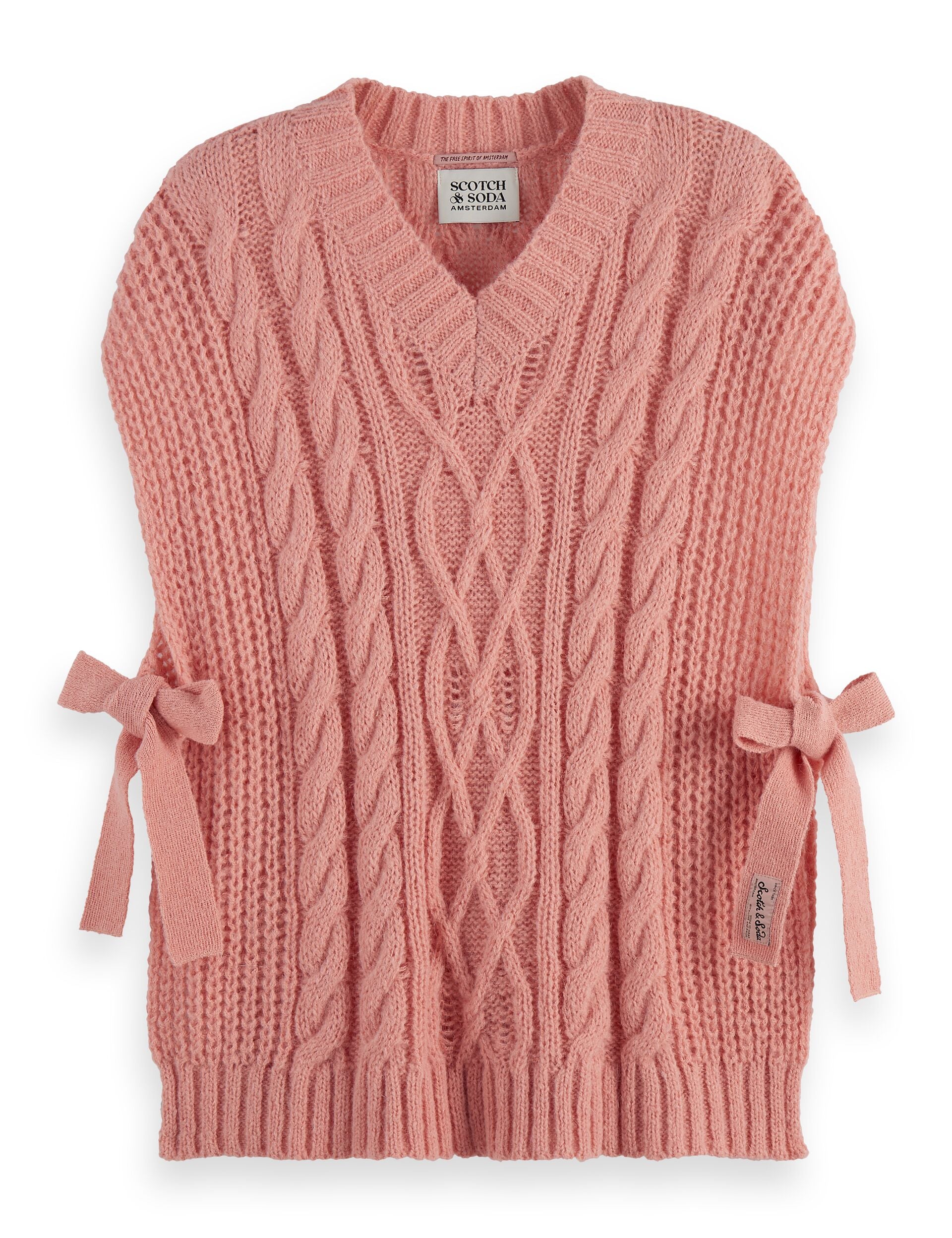 Cable stitch spencer