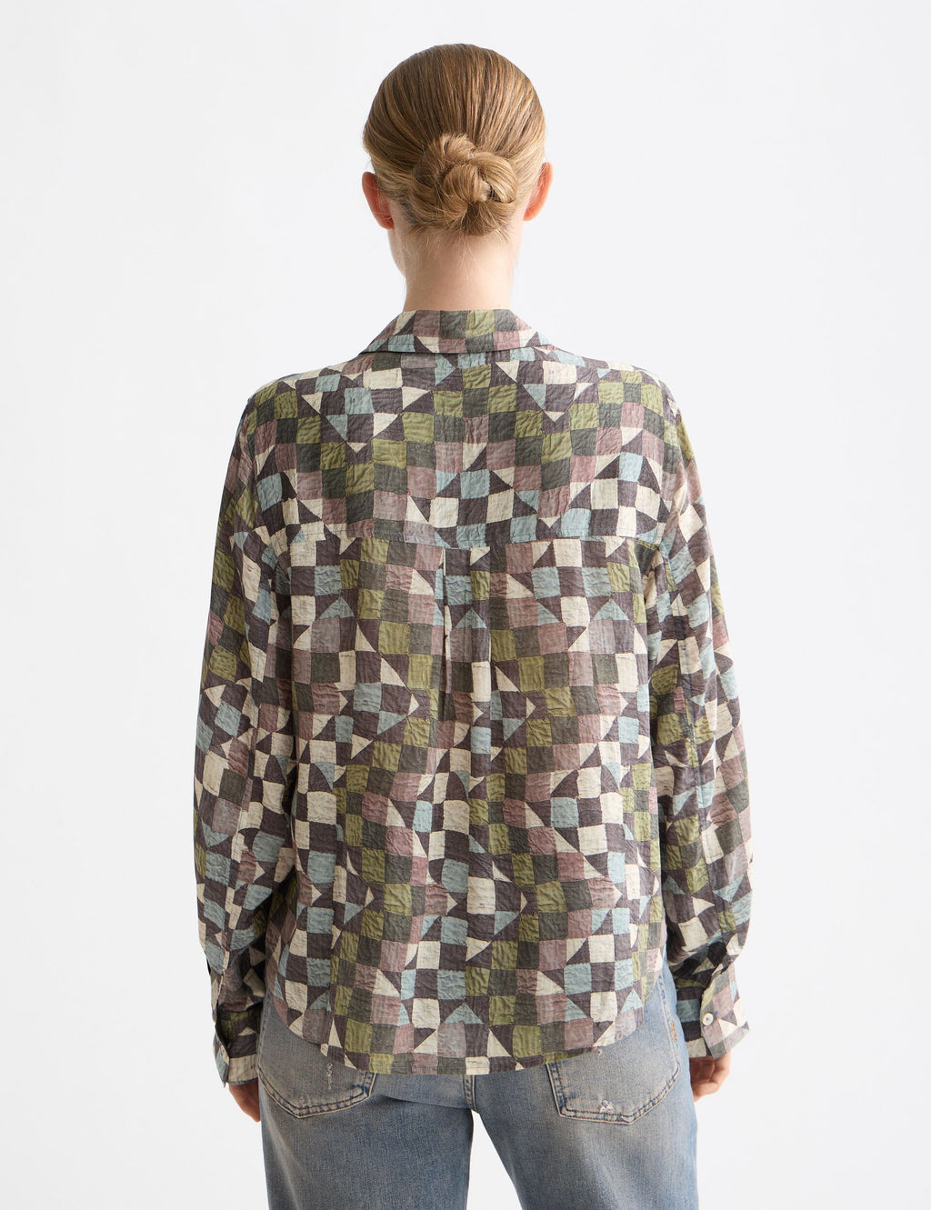 Printed relaxed fit shirt