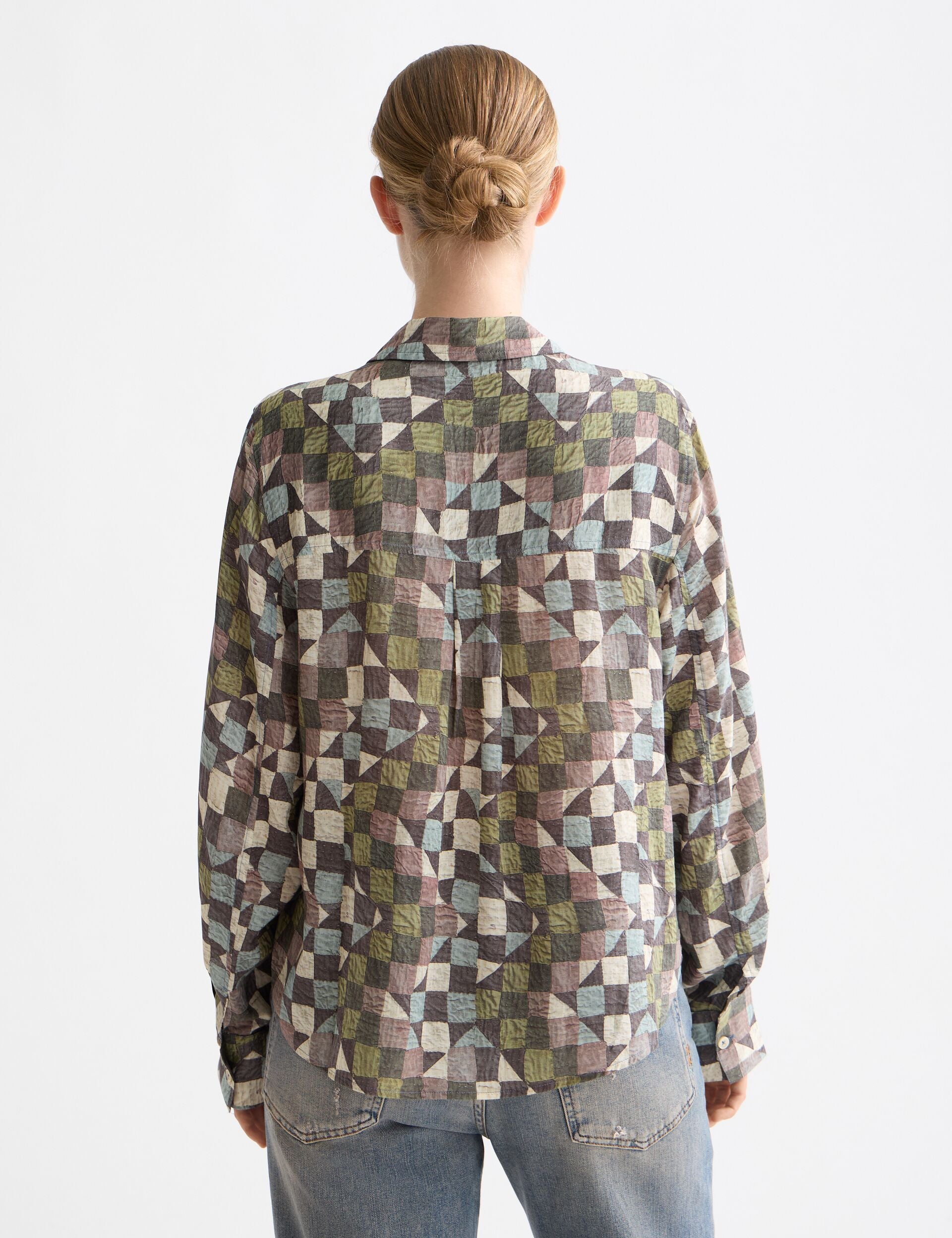 Printed relaxed fit shirt