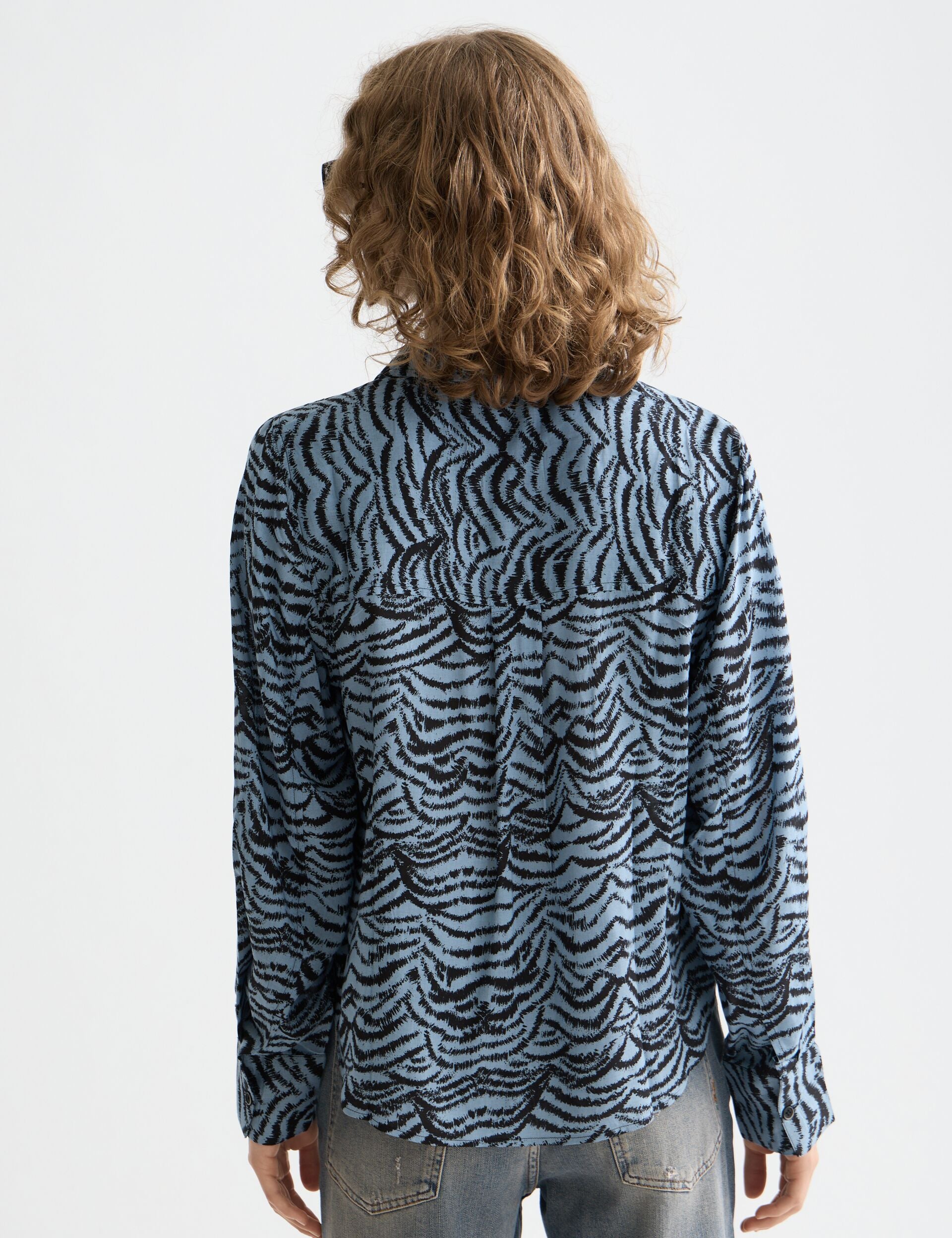 Printed relaxed fit shirt