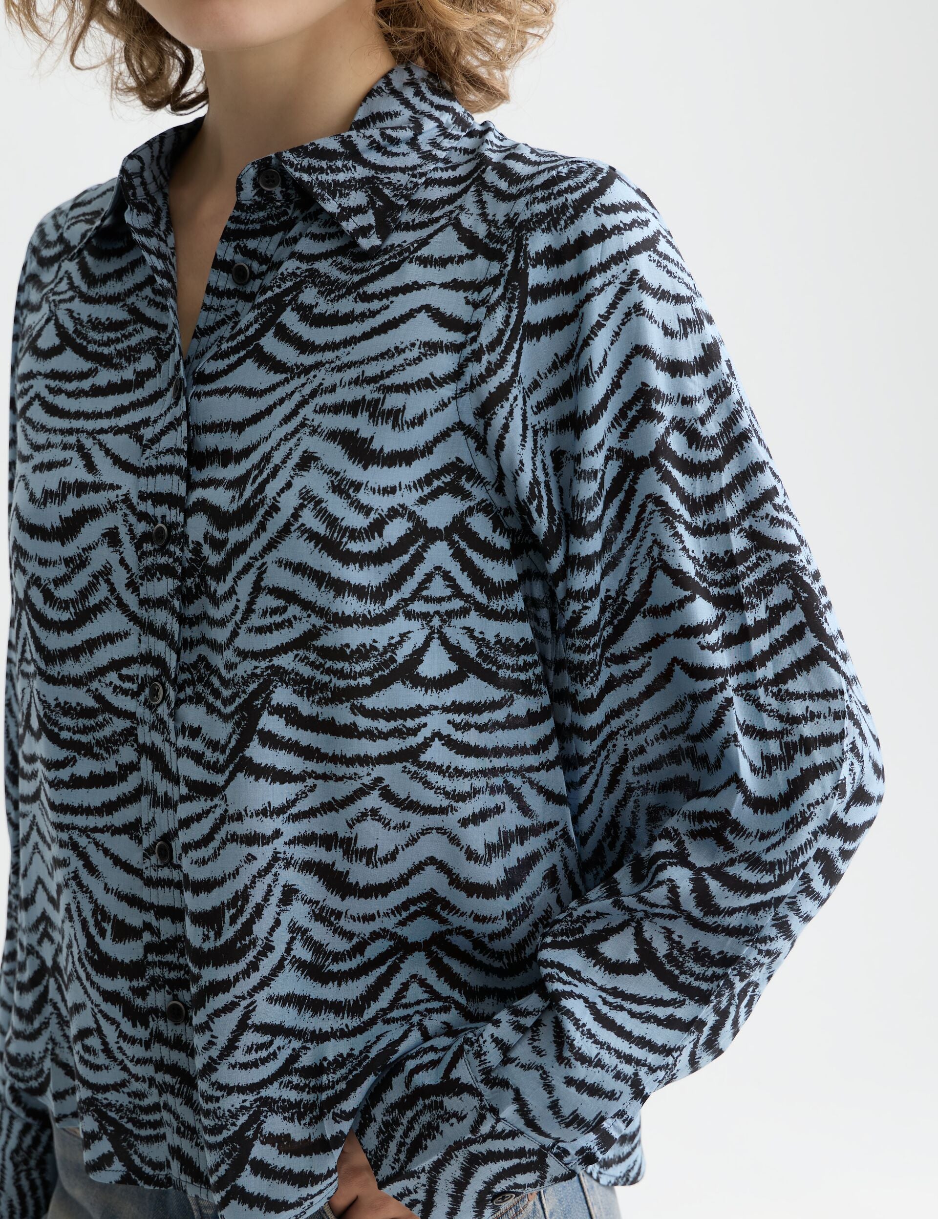 Printed relaxed fit shirt