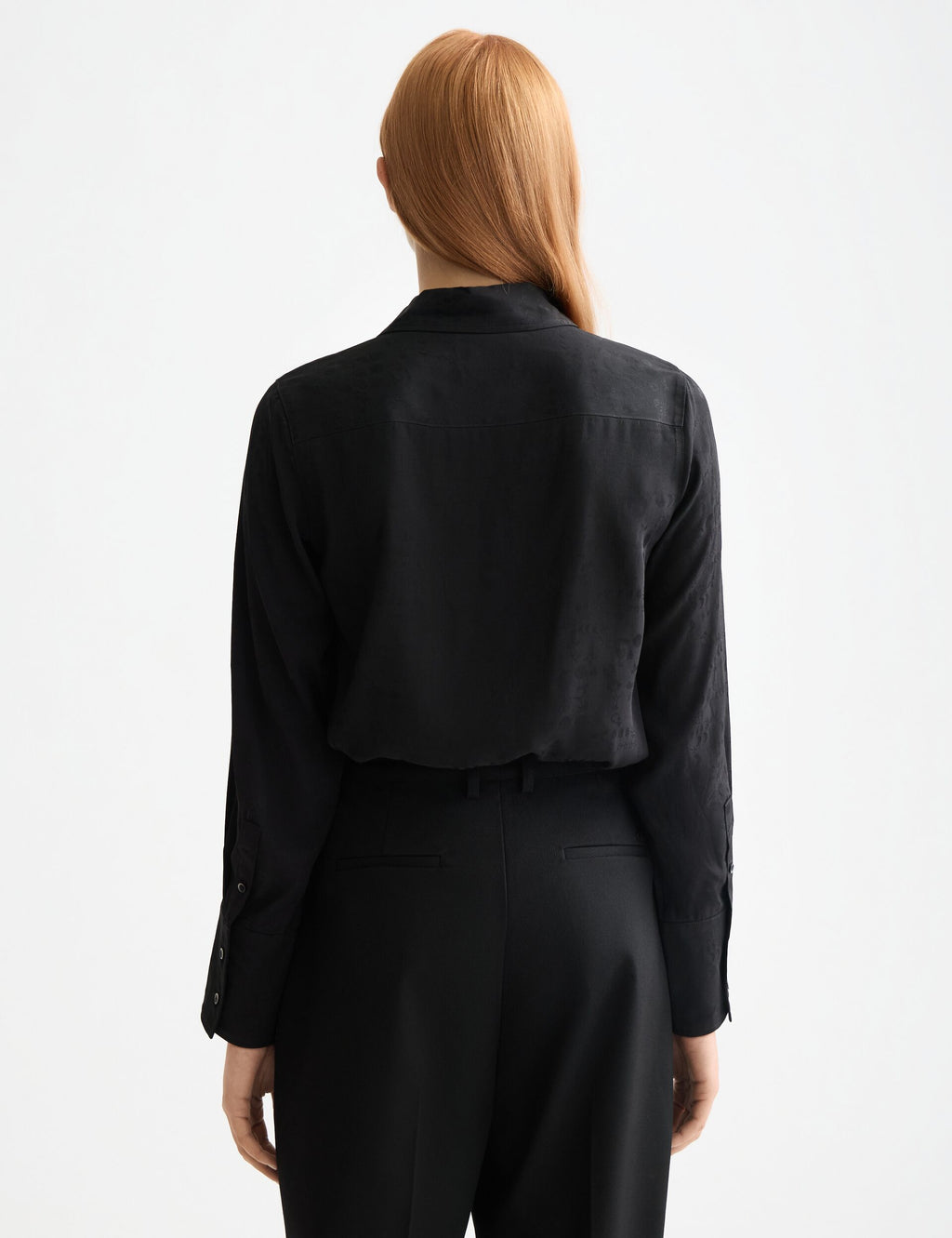 Regular fit jacquard shirt