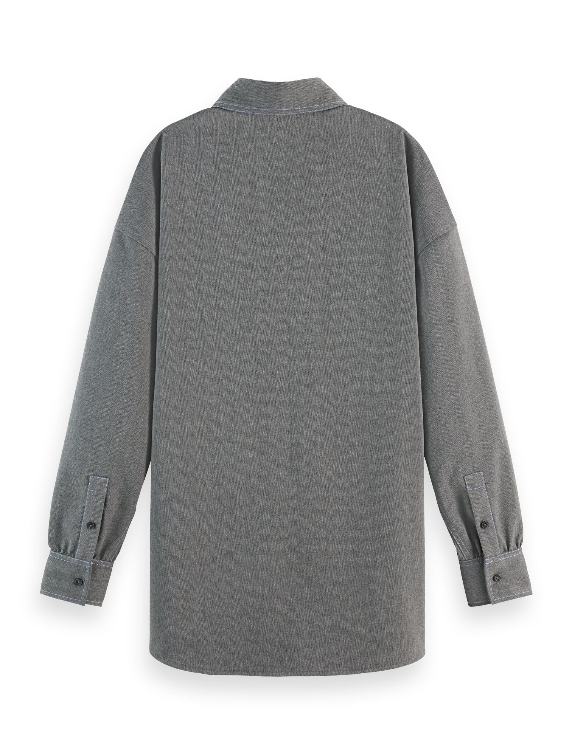 Girlfriend herringbone shirt