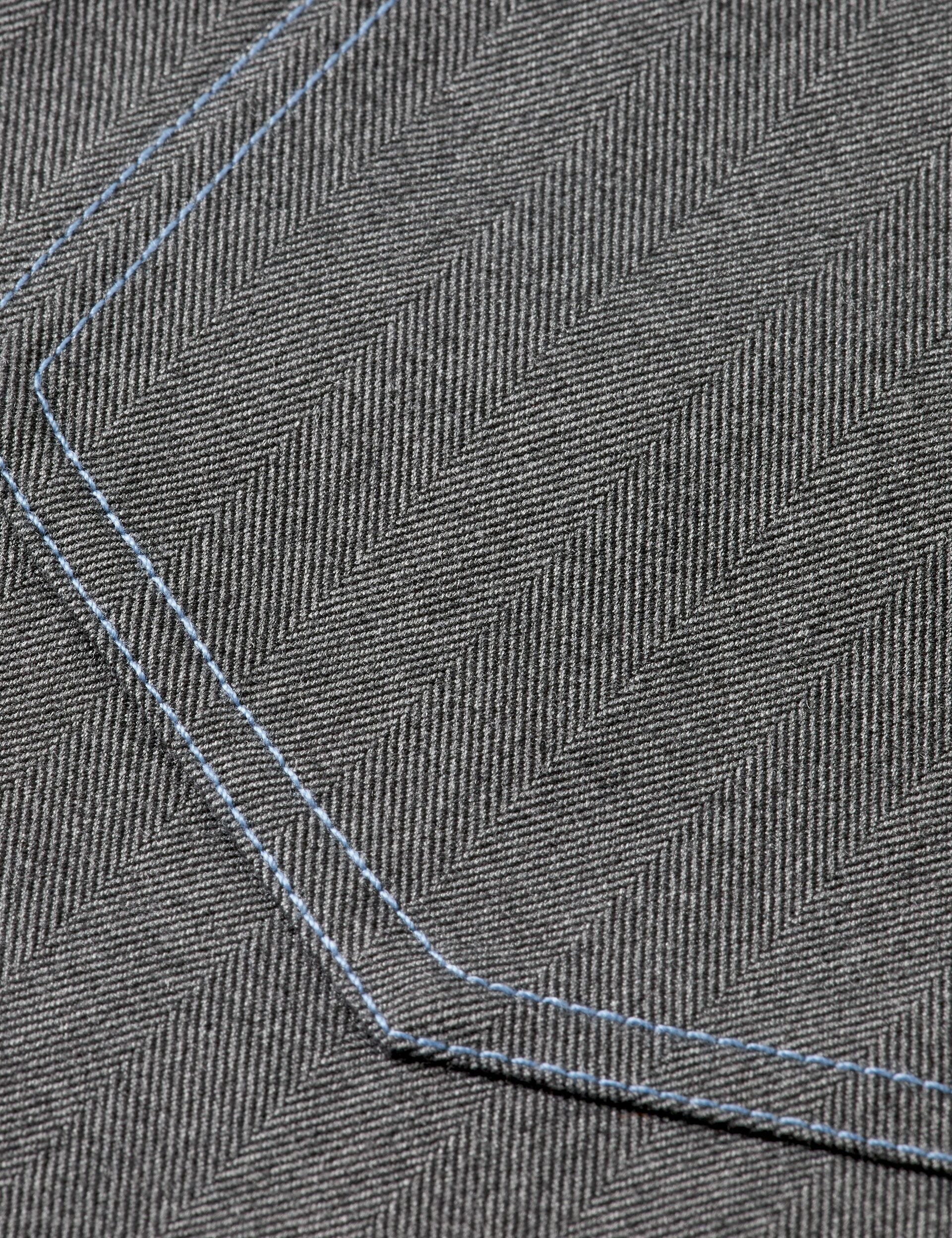 Girlfriend herringbone shirt