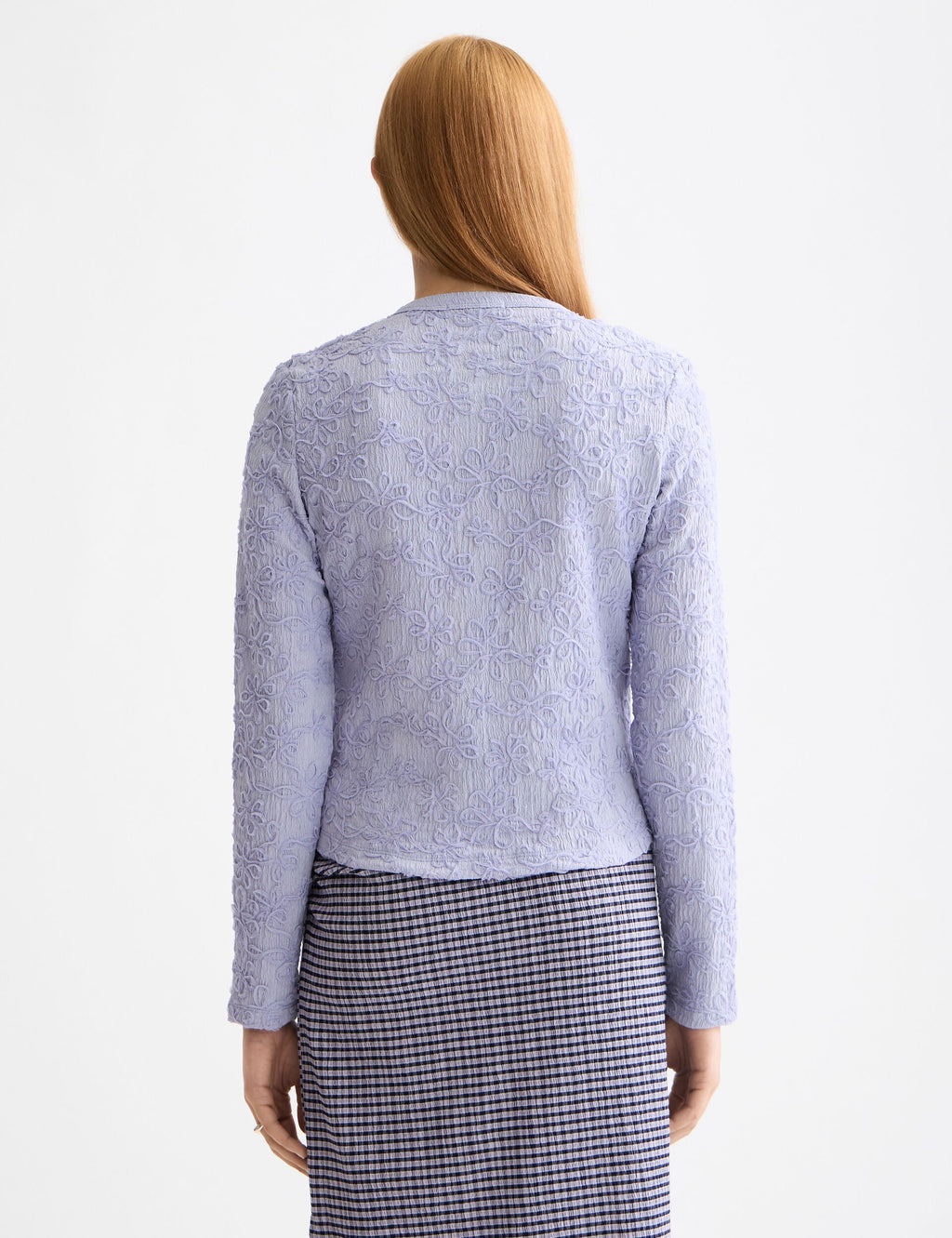 Structured button up long sleeve T-Shirt