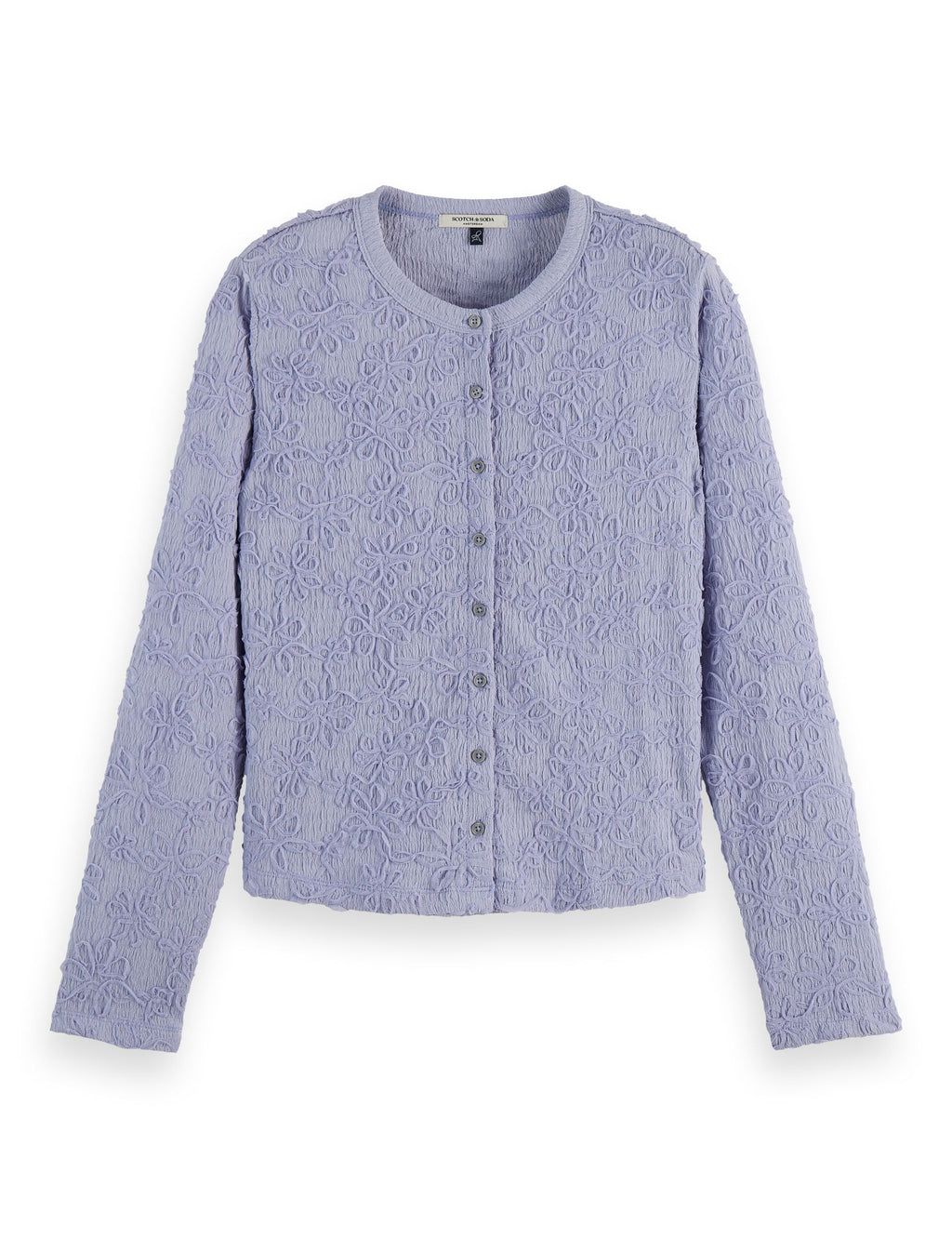 Structured button up long sleeve T-Shirt