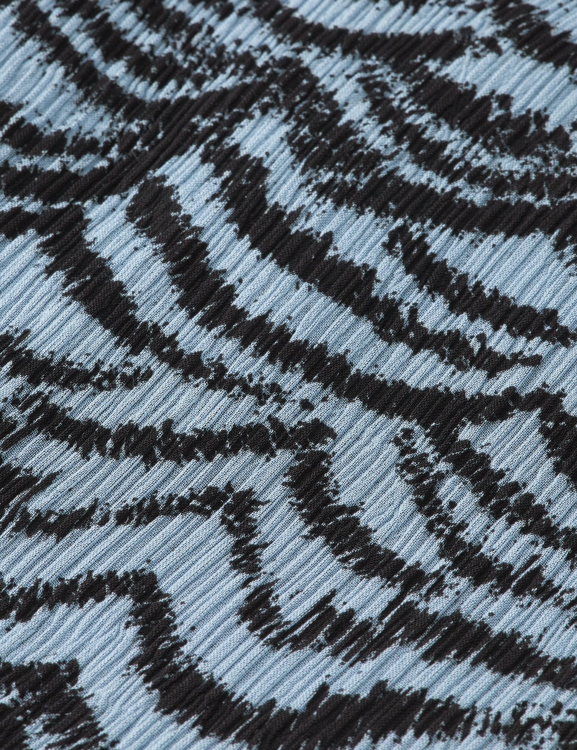 Contrast yoke short sleeve top