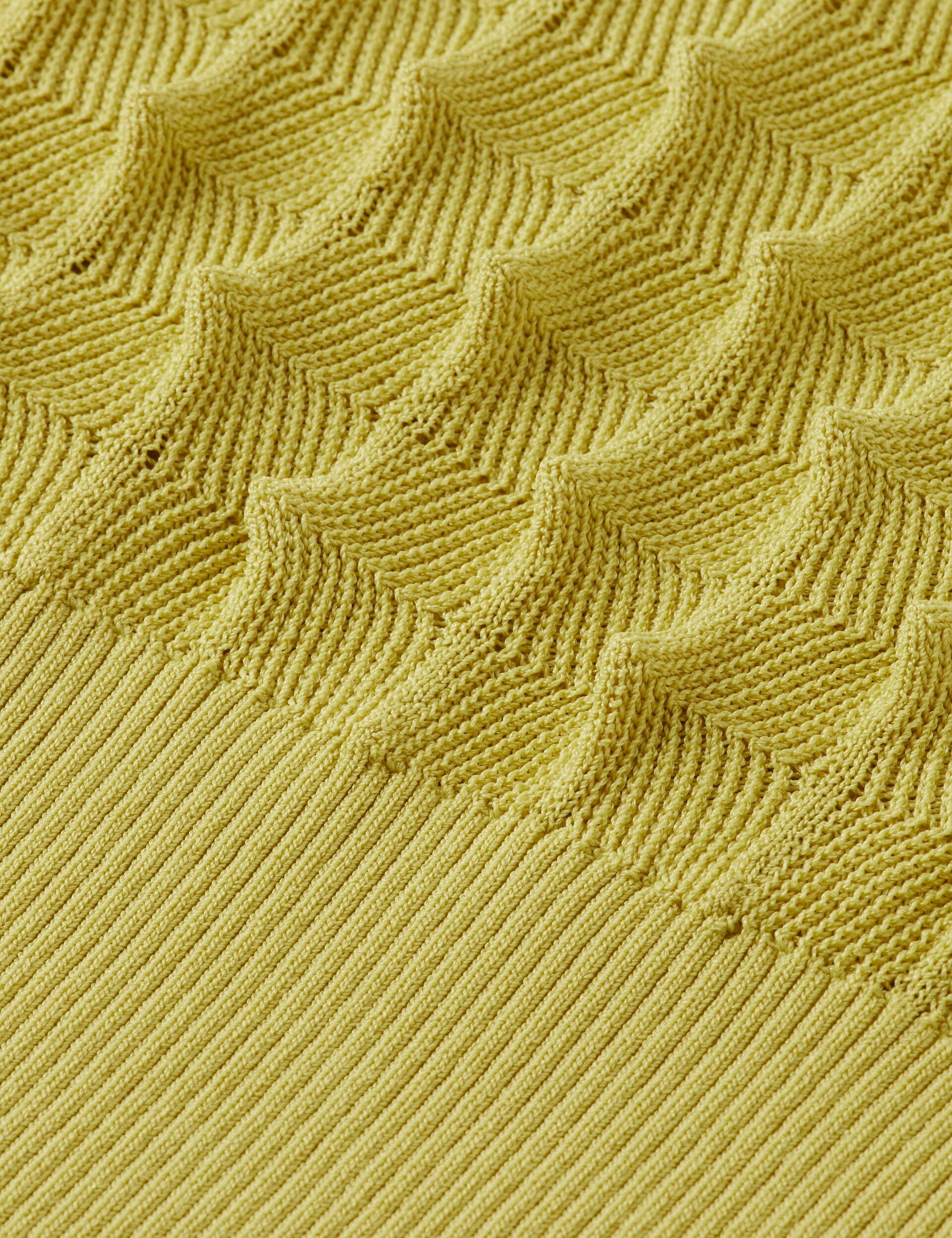 Slash neck textured stitch pullover