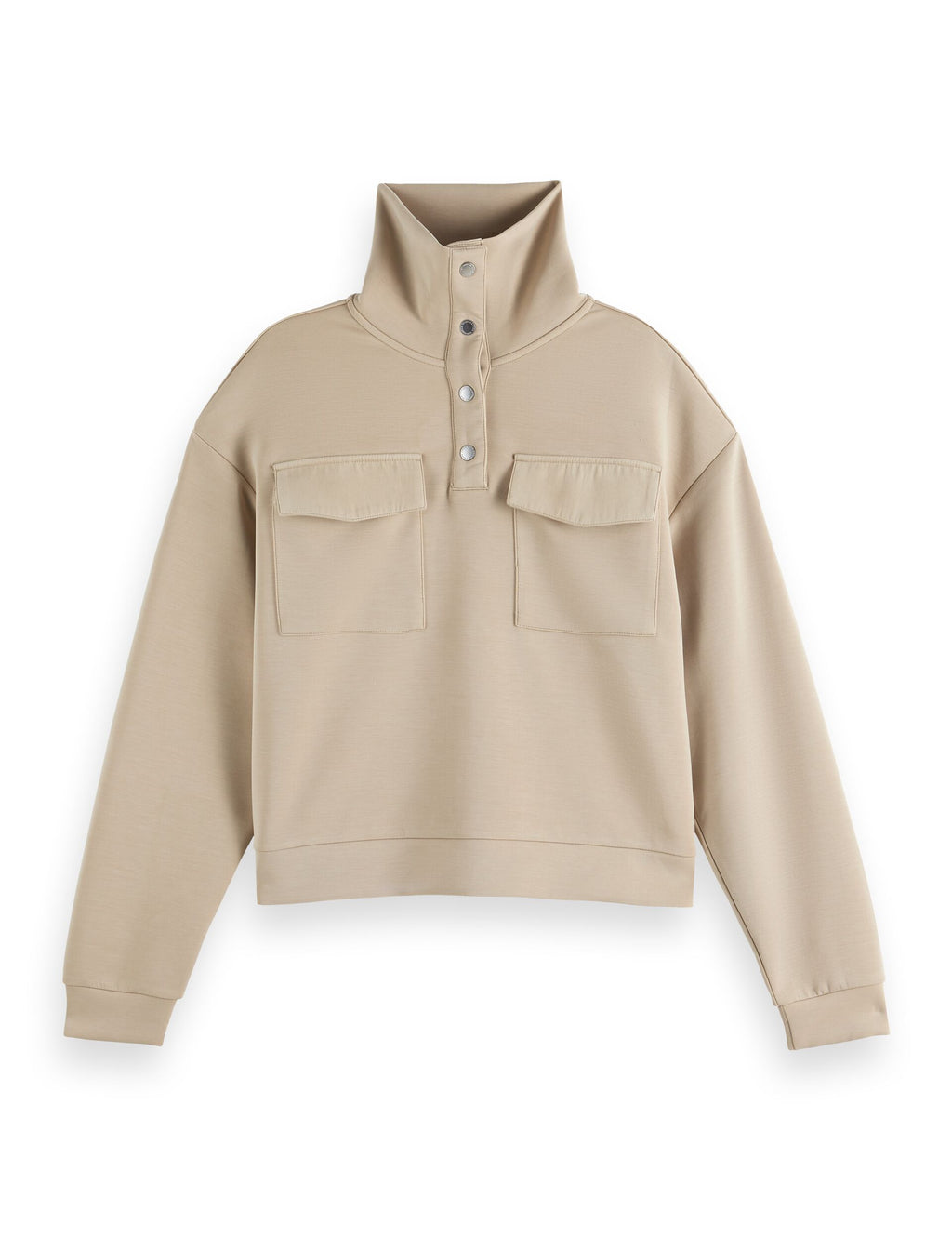 Tencel utility sweatshirt