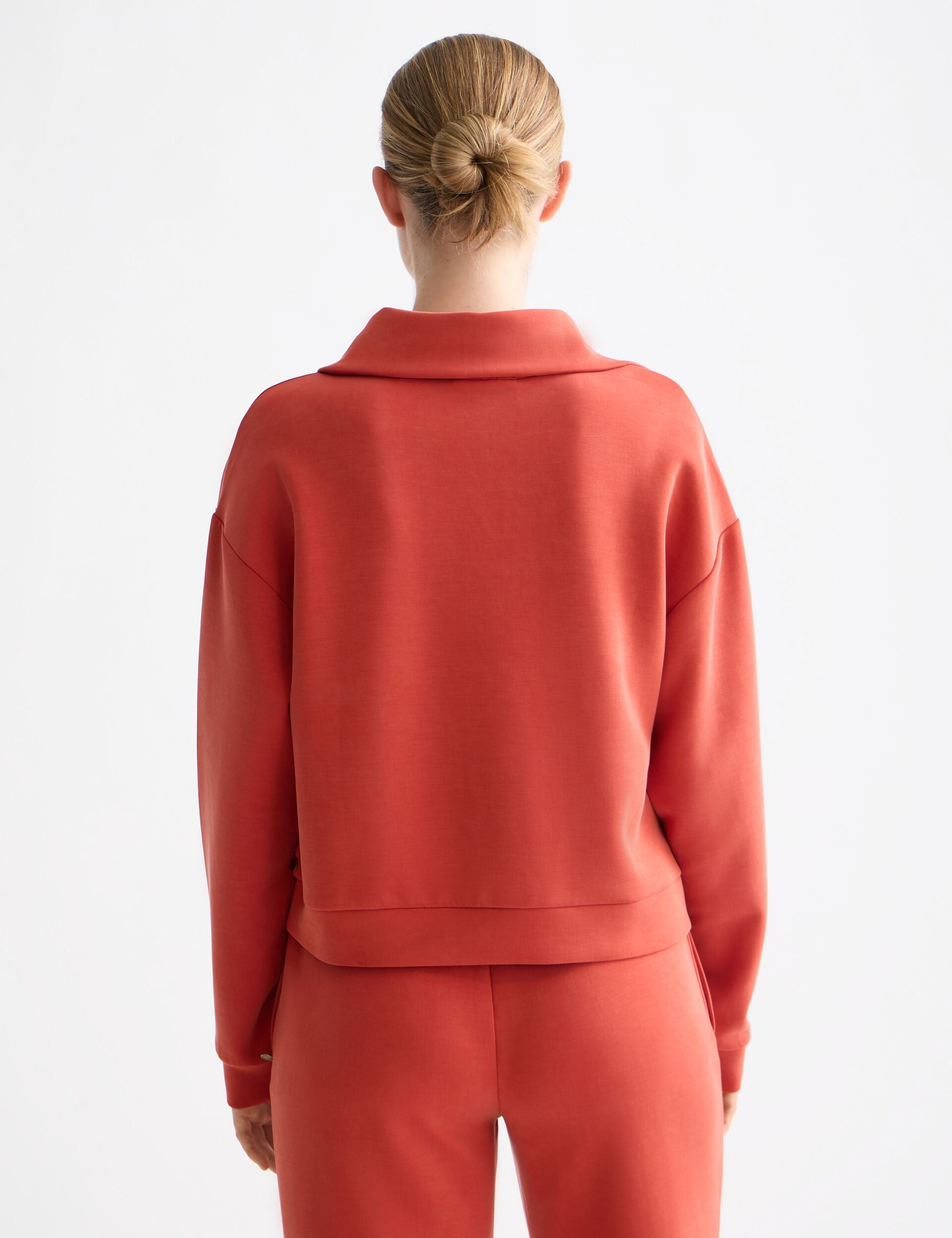 Tencel utility sweatshirt