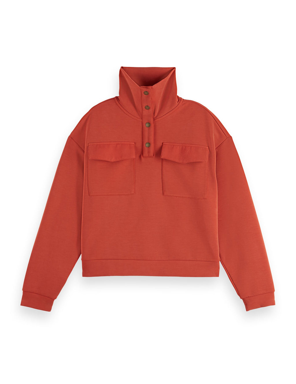 Tencel utility sweatshirt