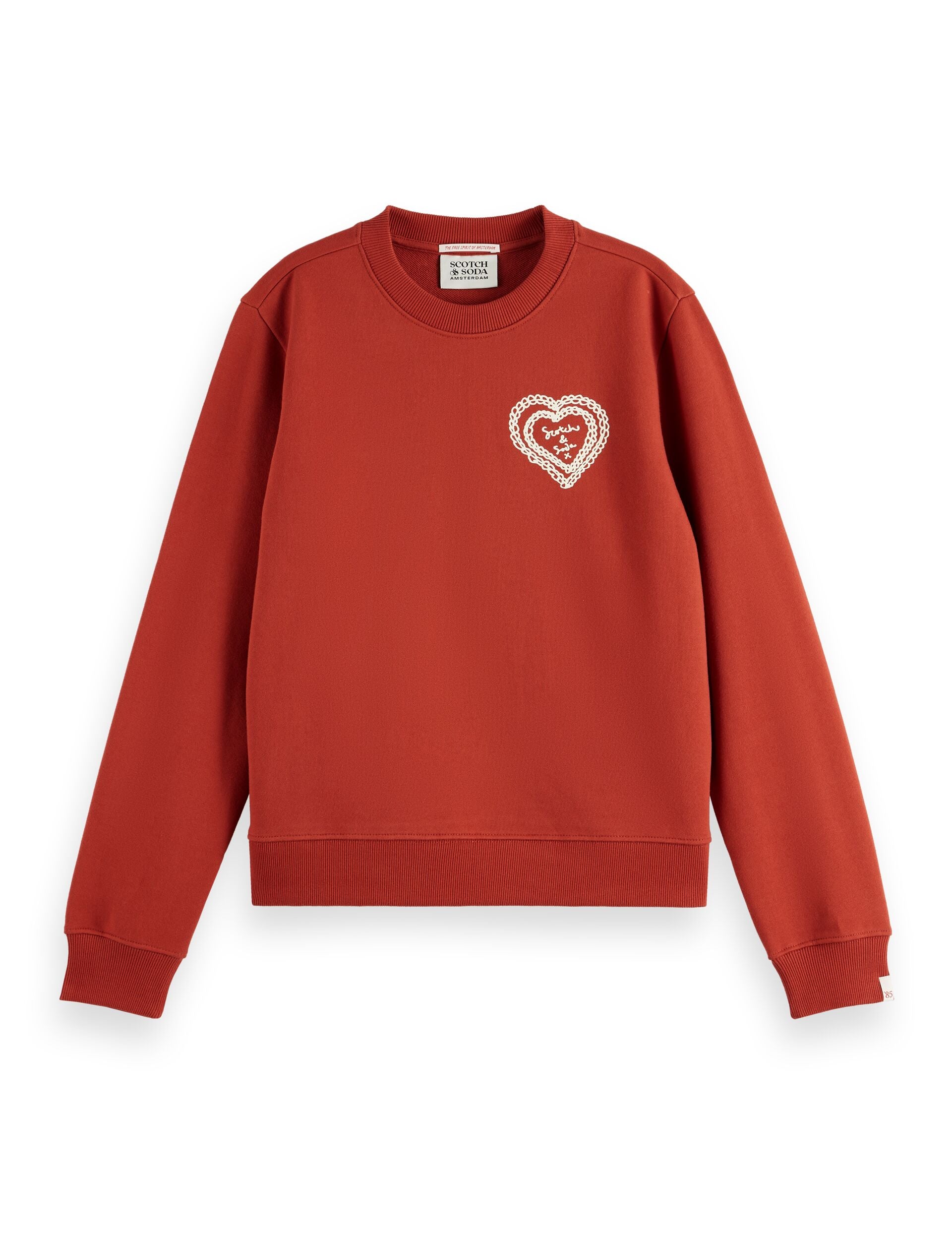 Regular fit chest artwork sweater