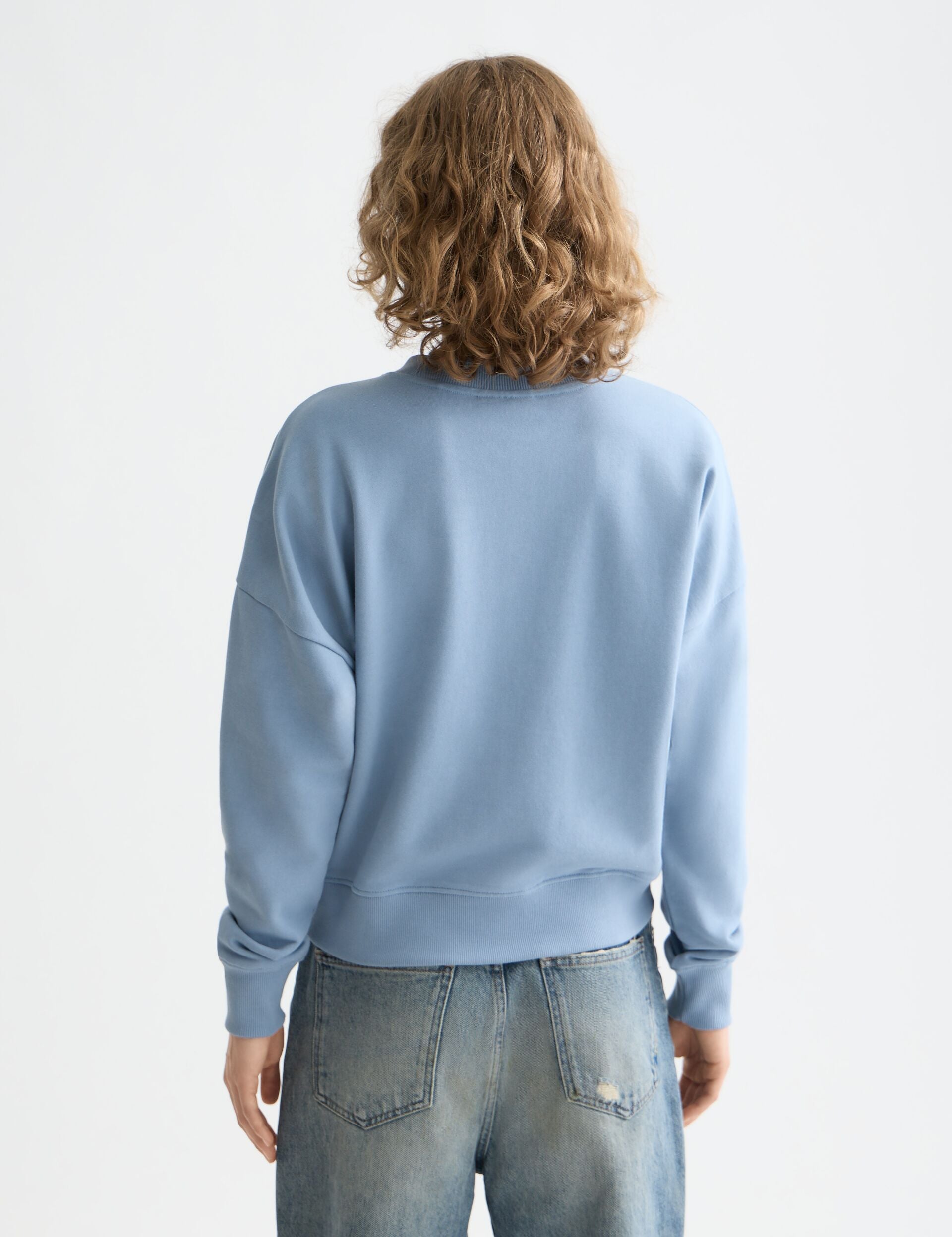 Chest artwork relaxed sweatshirt