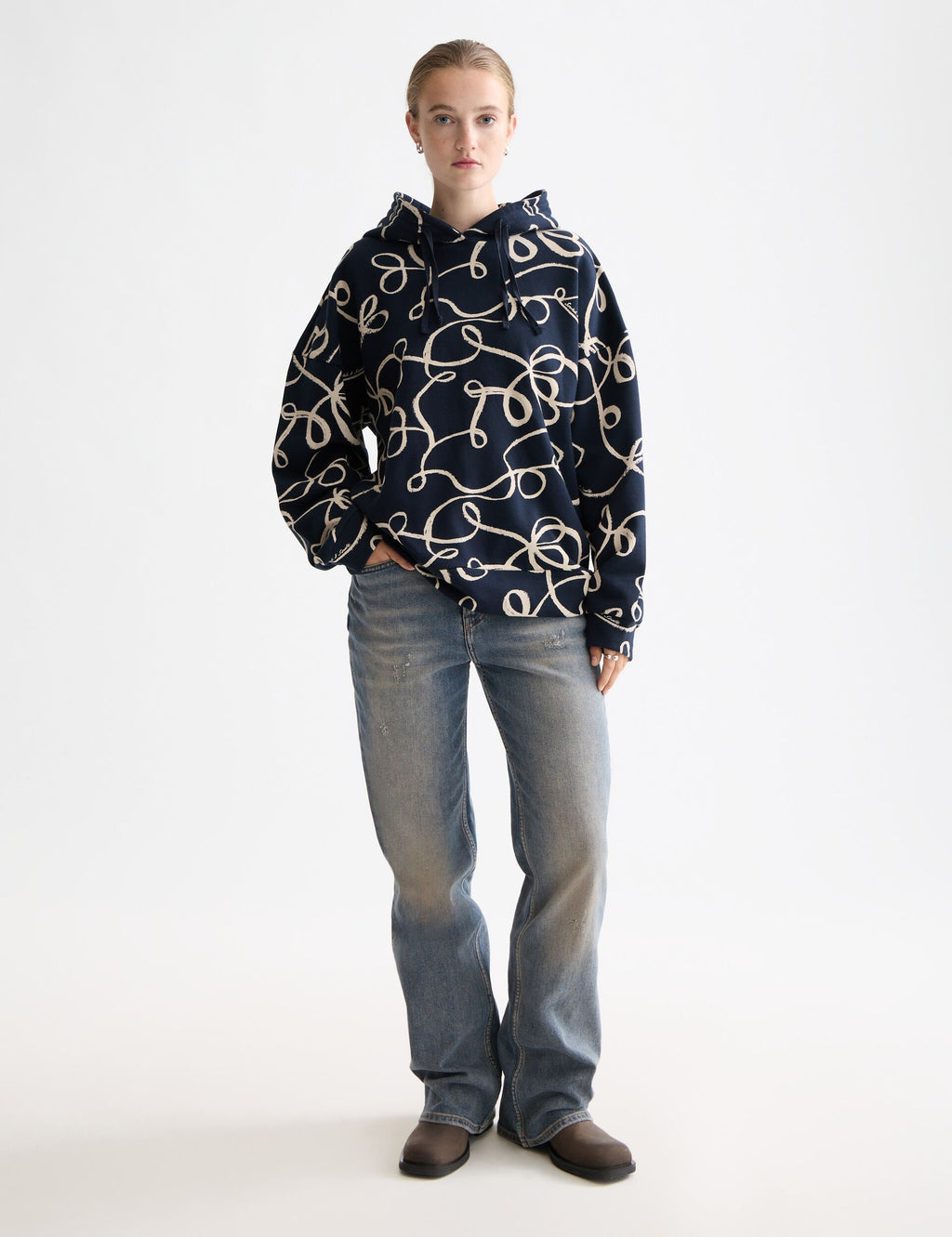 All over printed hoodie