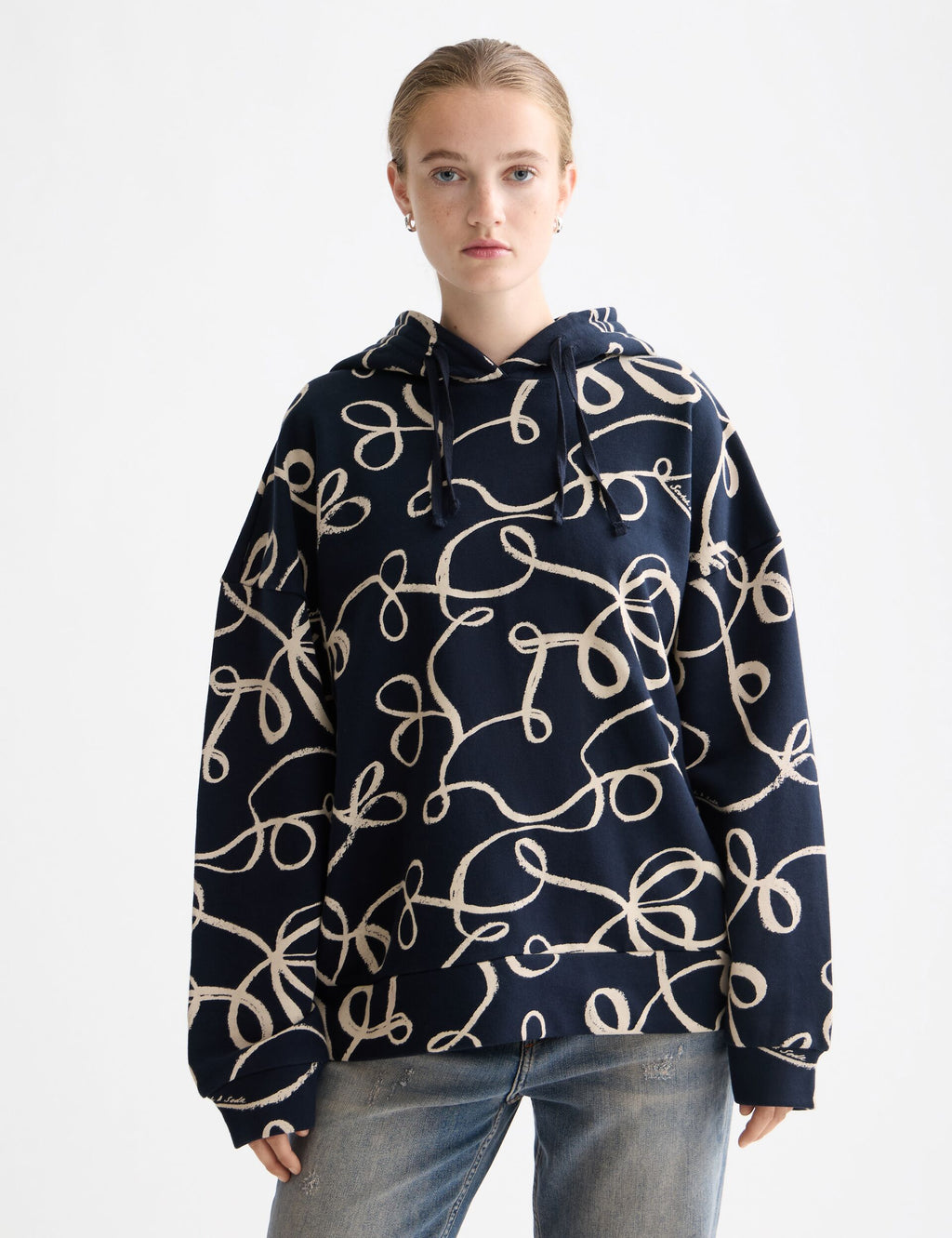 All over printed hoodie