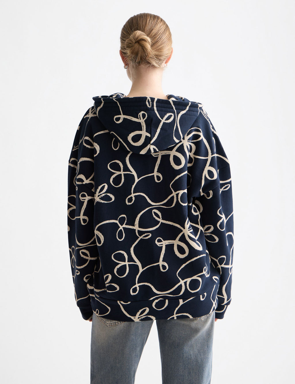 All over printed hoodie