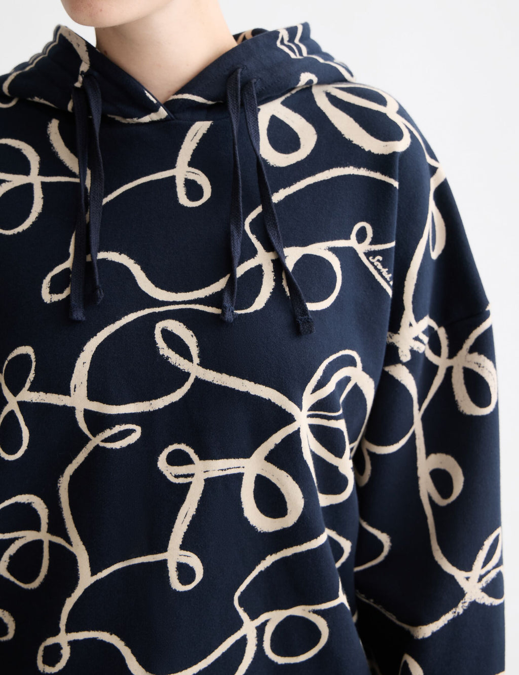 All over printed hoodie