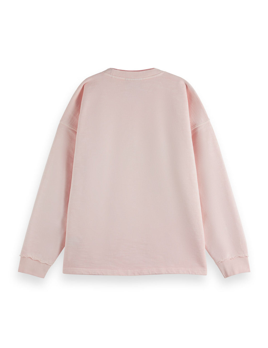 Garment dye logo oversized sweatshirt