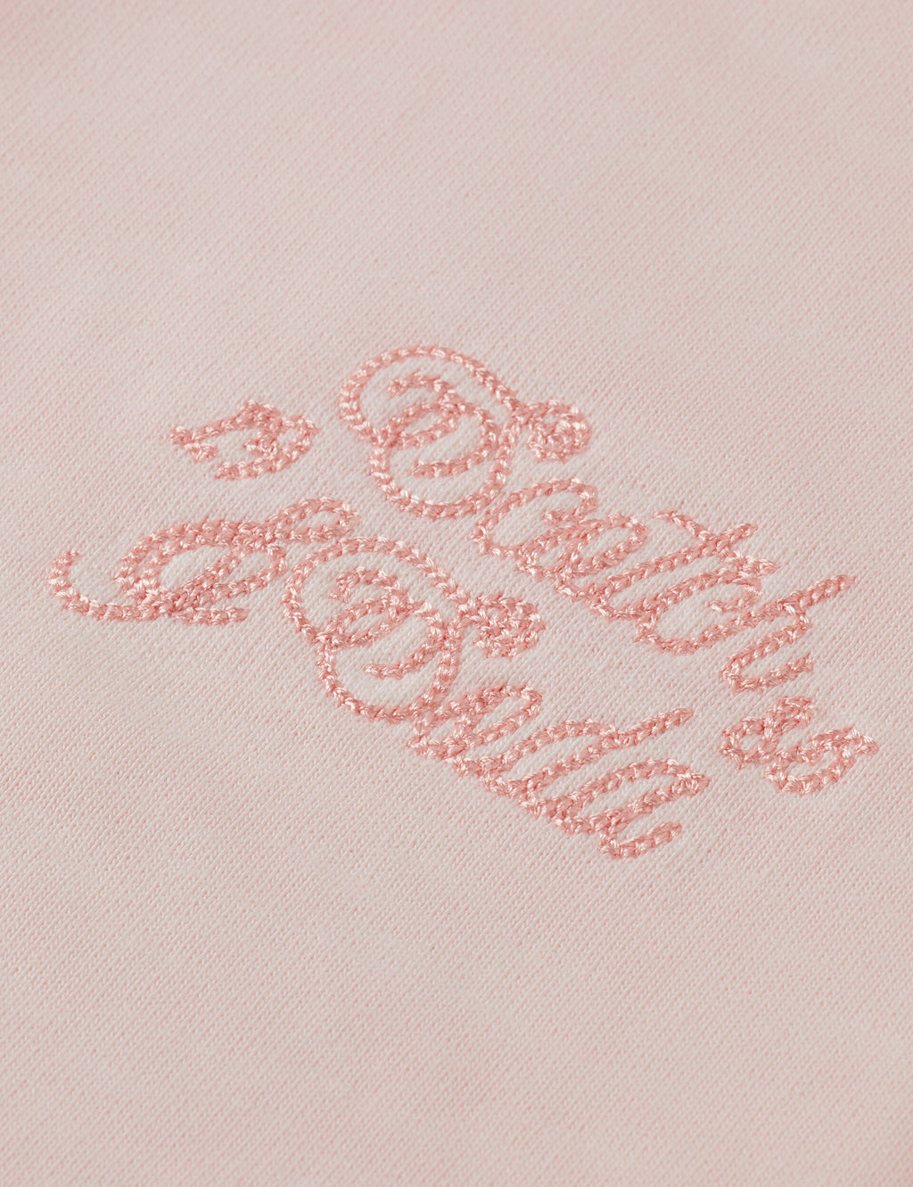 Garment dye logo oversized sweatshirt