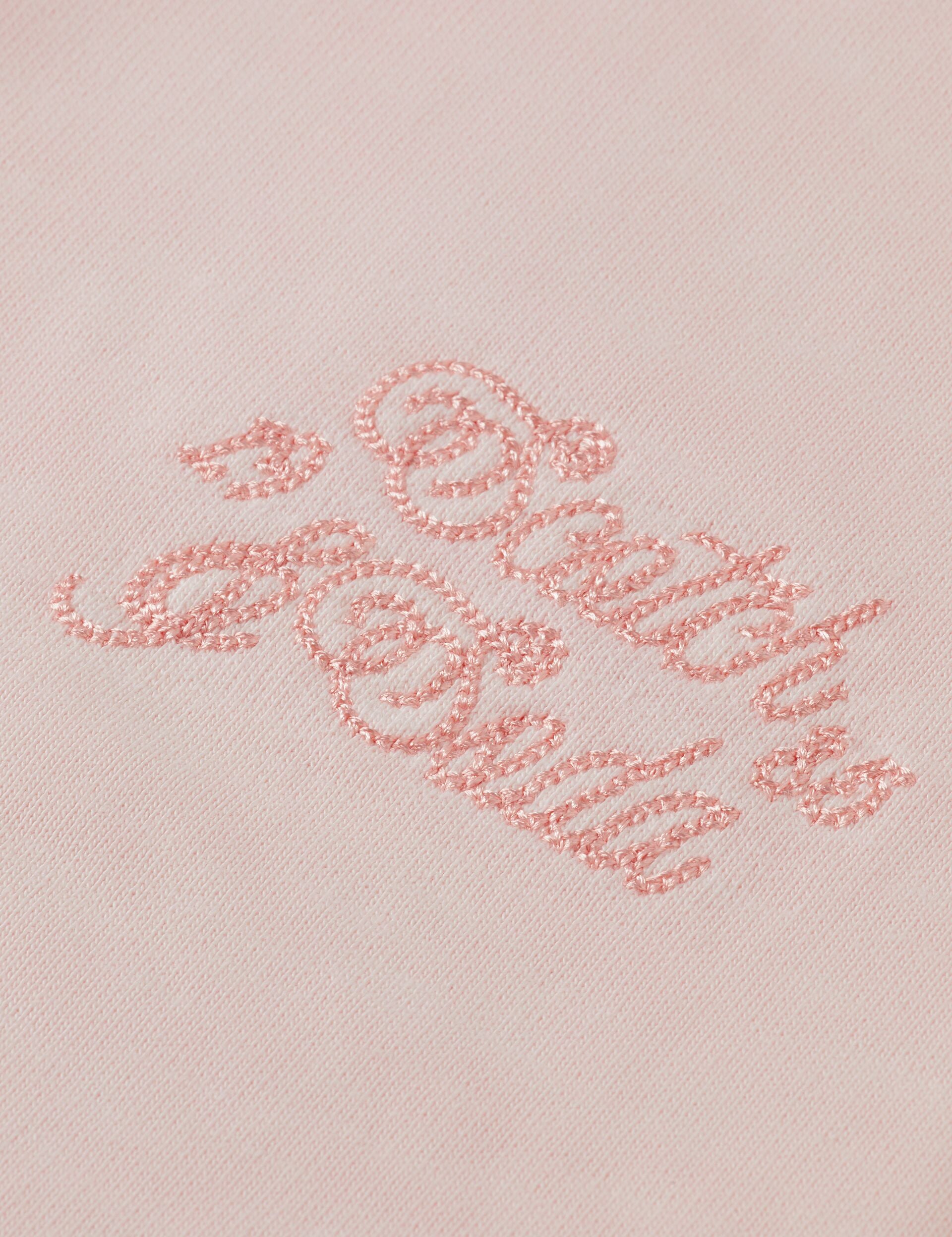 Garment dye logo oversized sweatshirt