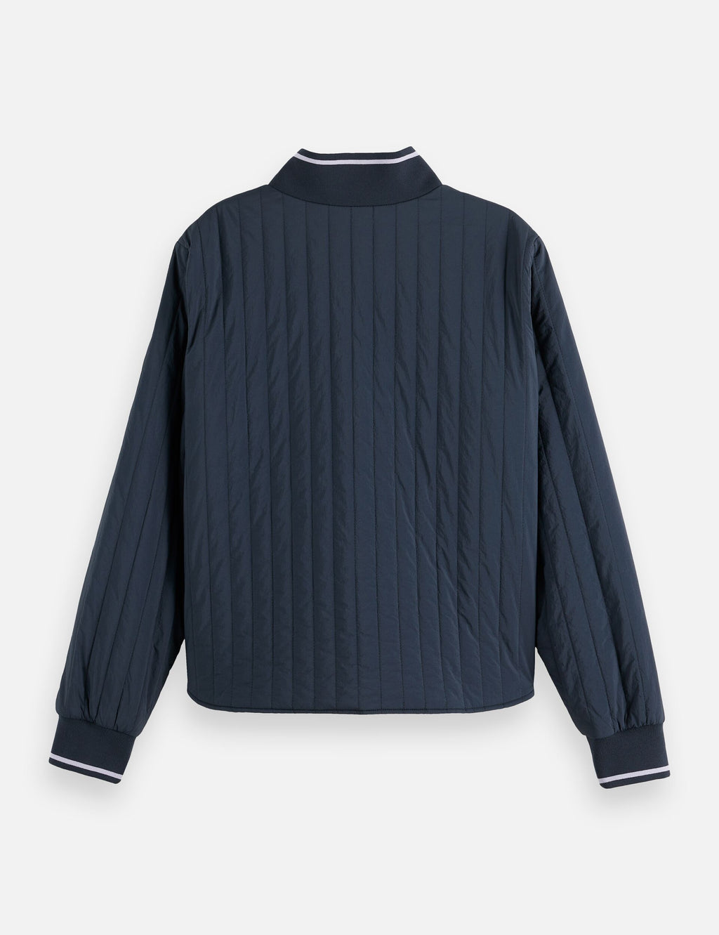 Reversible quilted bomber